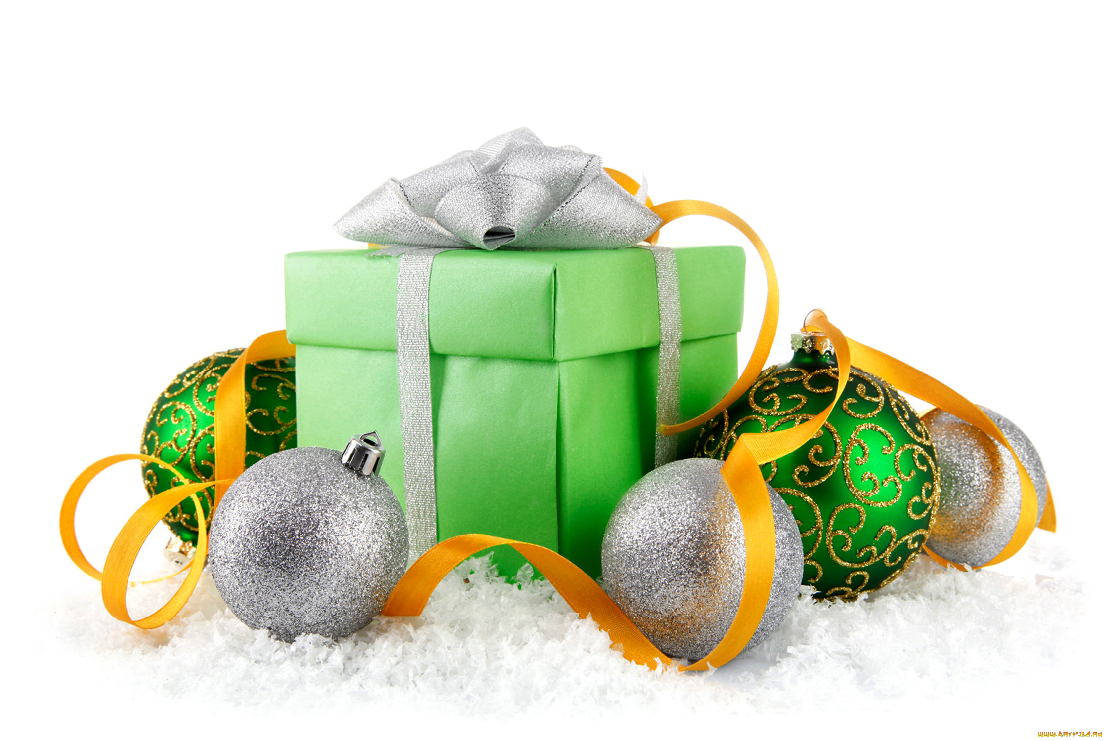 праздничные, подарки, и, коробочки, new, year, christmas, decoration, balls, snow, новый, год, украшения, шары, подарок
