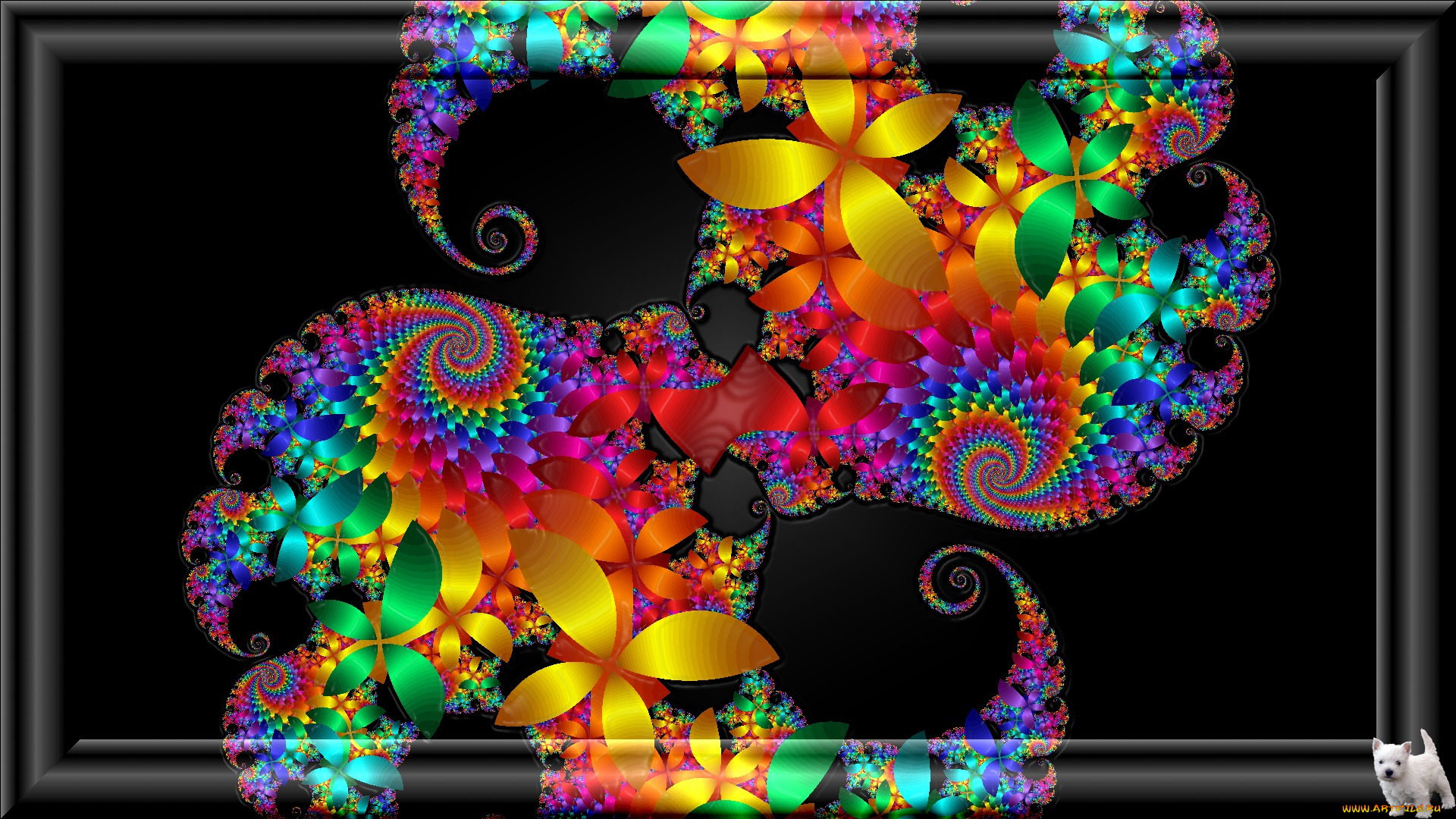3д, графика, fractal, , фракталы, узор, фон, цвета