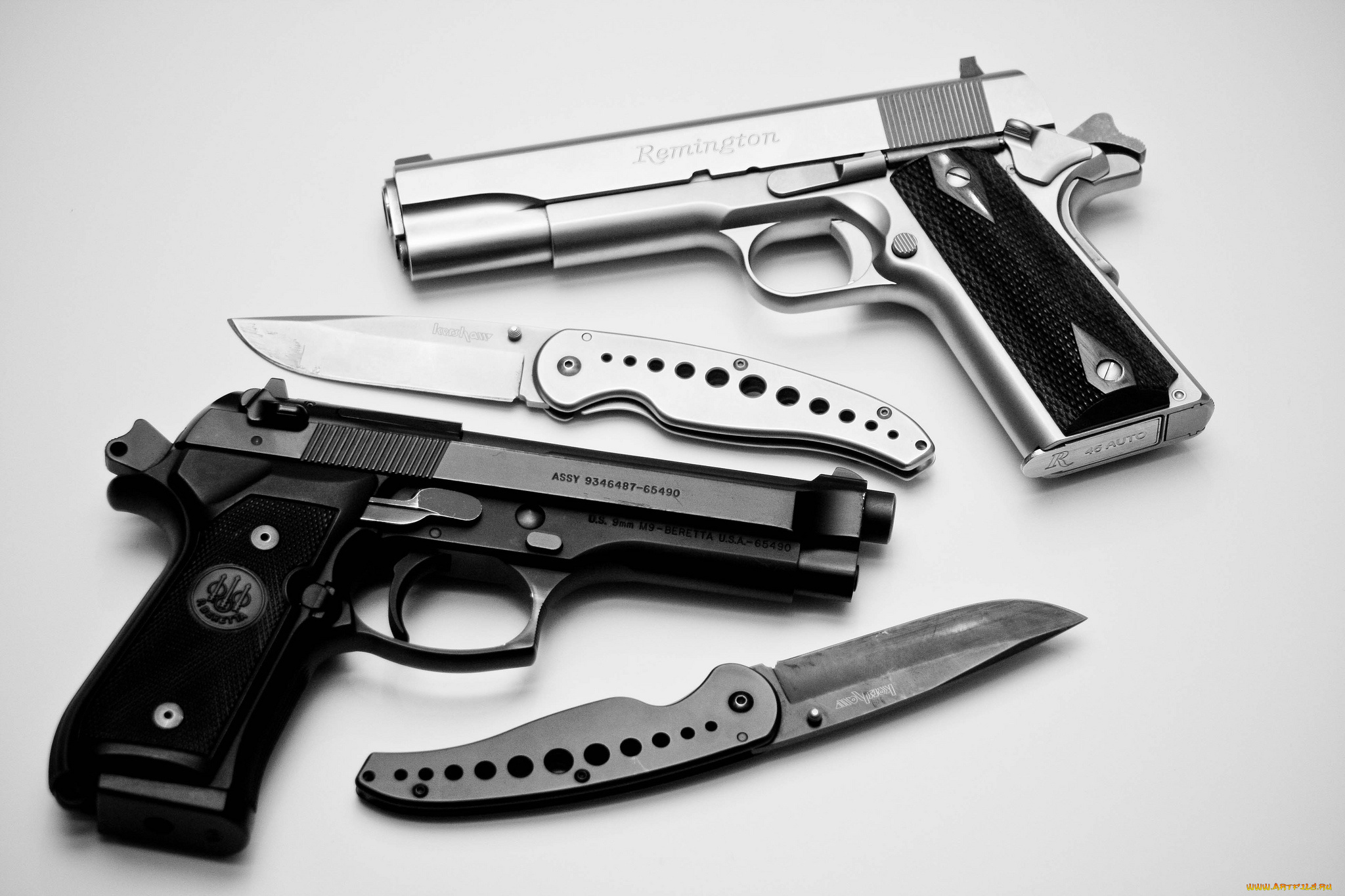 оружие, пистолеты, ножи