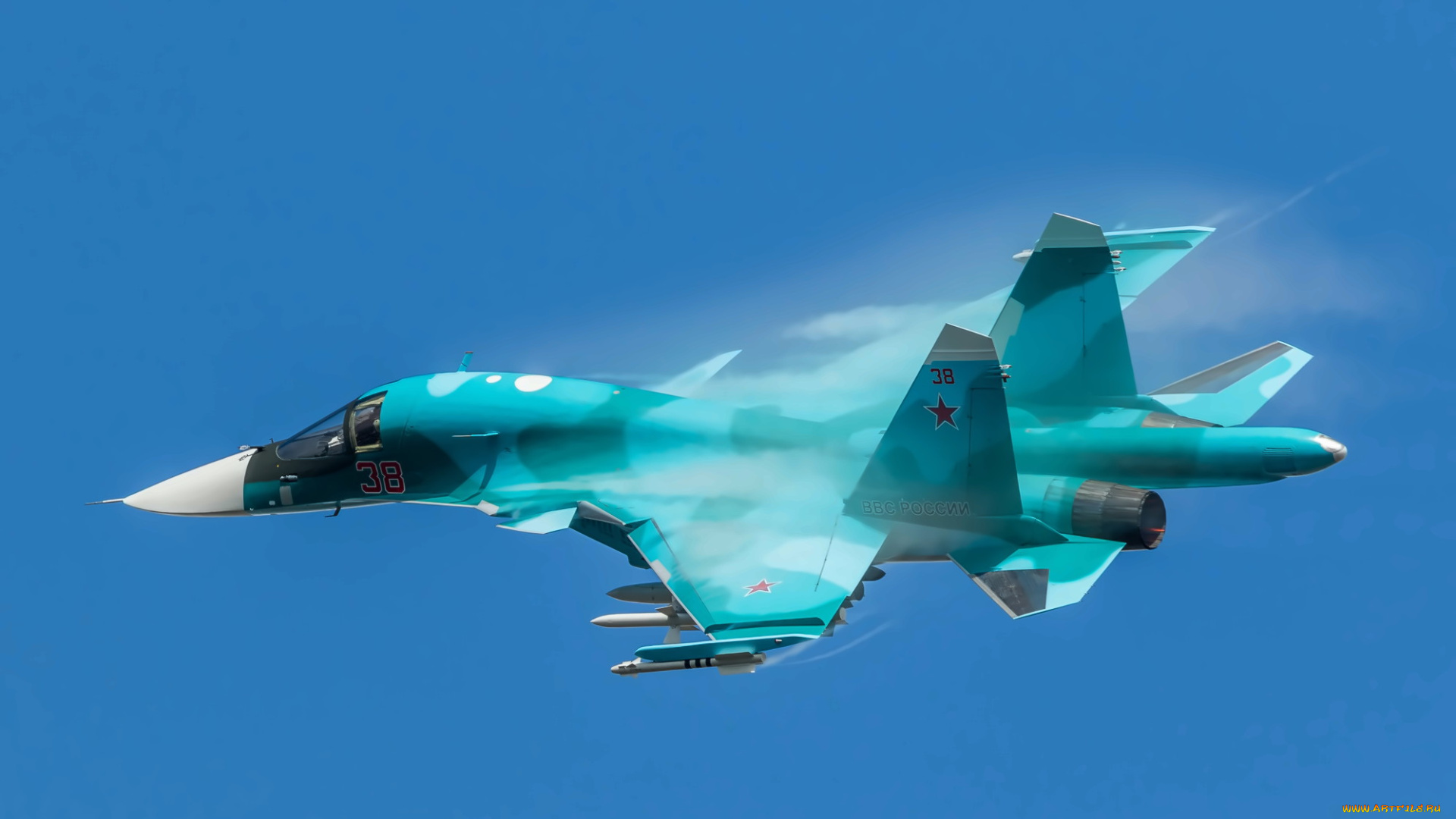 su-34, авиация, боевые, самолёты, истреьитель-бомбардировщик