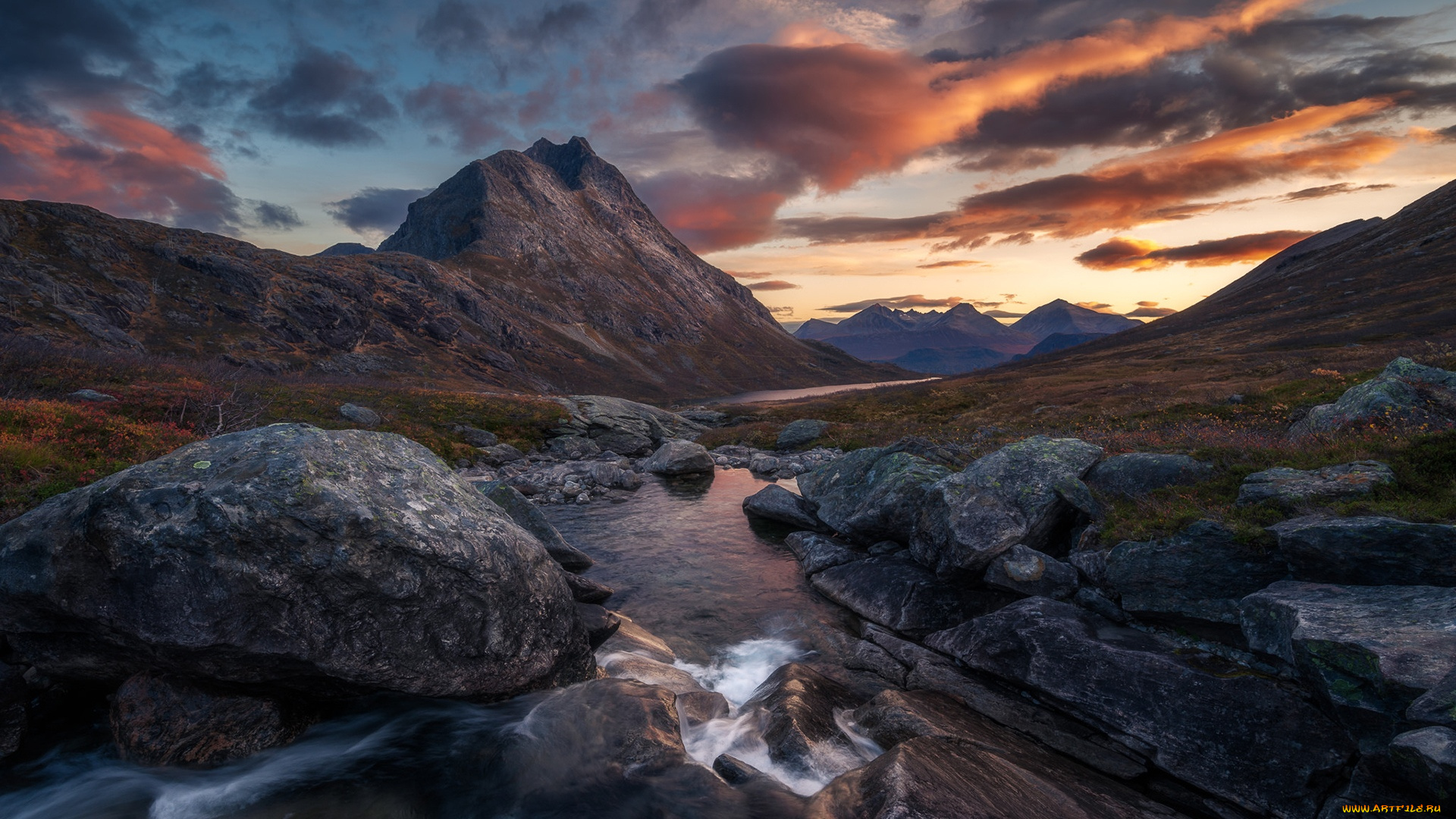 природа, горы, норвегия