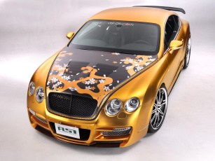 обоя 2008, asi, bentley, w66, gts, gold, автомобили