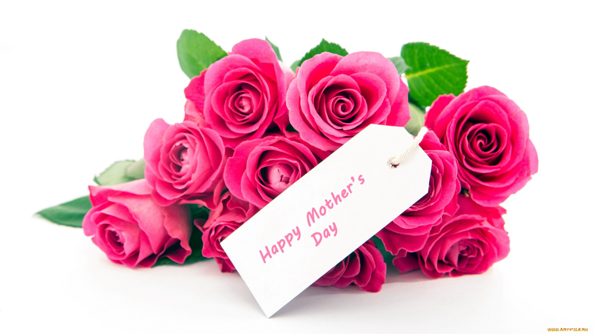 праздничные, день, матери, розы, надпись