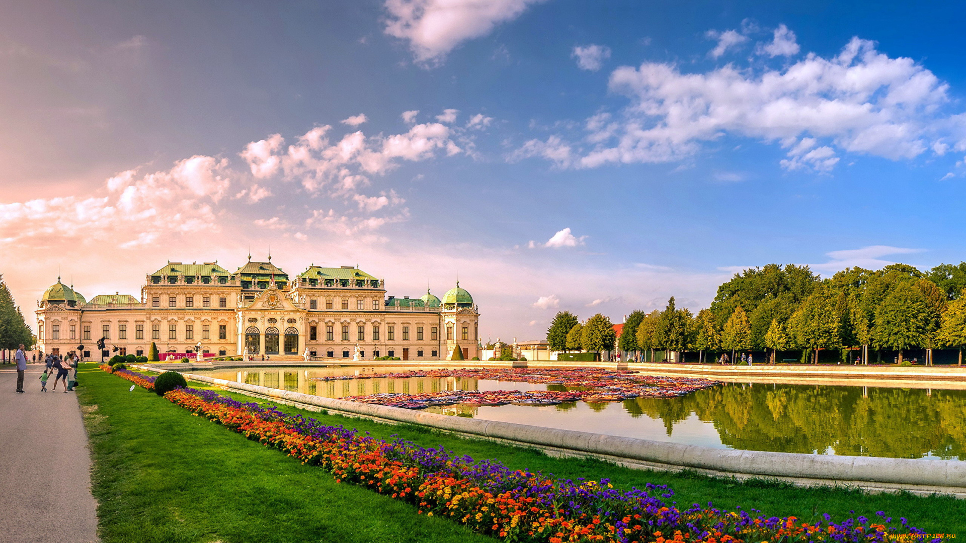 belvedere, palace, города, вена, , австрия, belvedere, palace