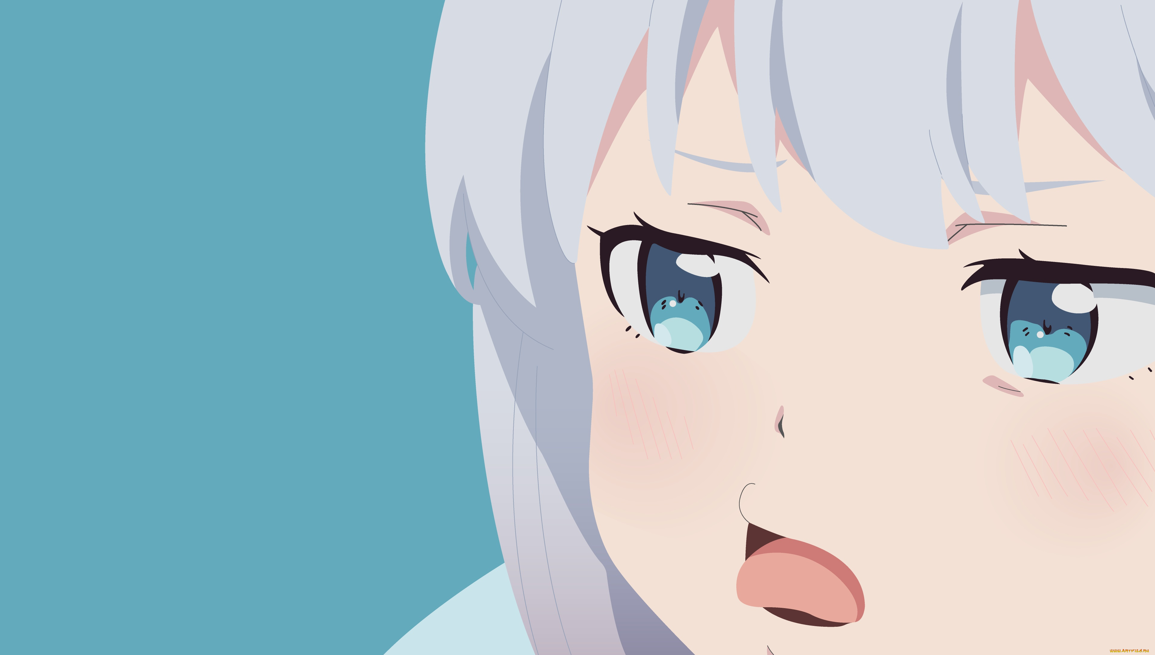 аниме, eromanga-sensei, фон, взгляд, девушка