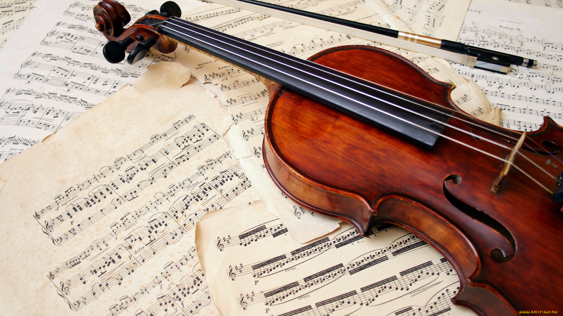 музыка, -музыкальные, инструменты, ноты, скрипка