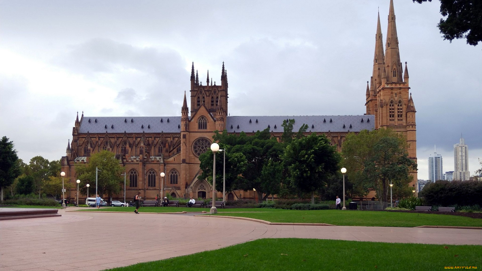 st, marys, sydney, cathedral, города, сидней, , австралия, st, marys, sydney, cathedral