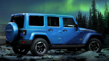Картинка автомобили jeep wrangler polar