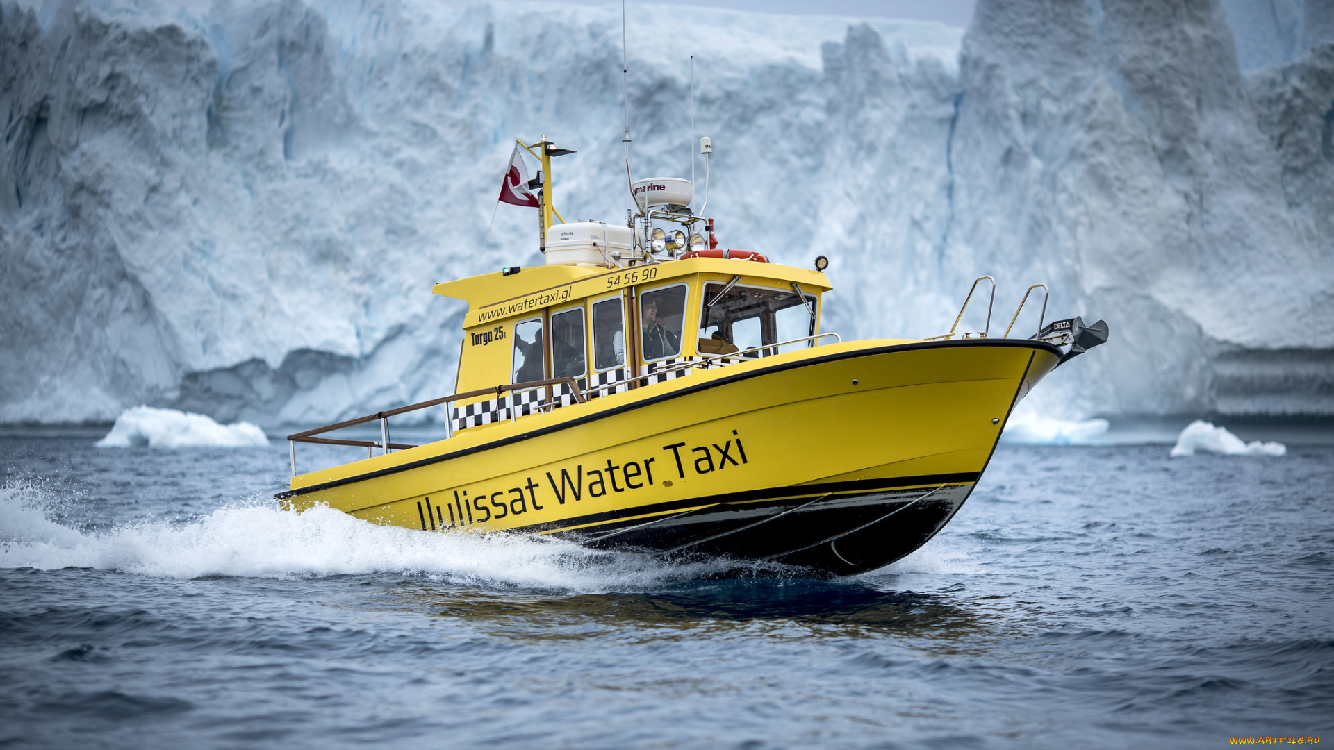 ilulissat, water, taxi, корабли, катера, катер, льды, море, север