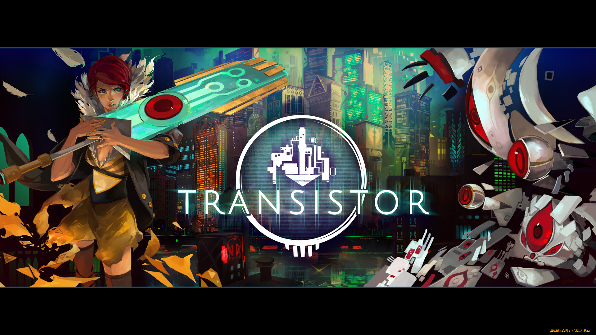 transistor, видео, игры, -, transistor, rpg, игра, экшен