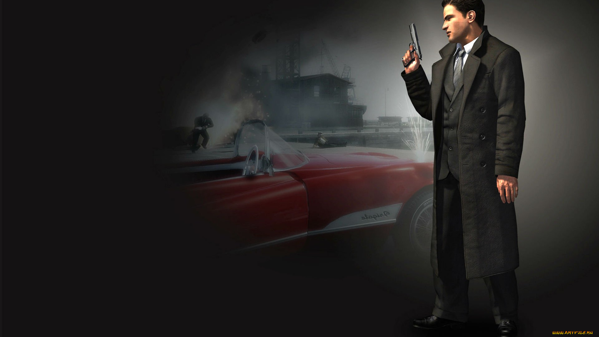 видео, игры, mafia, ii, мафия, гангстер, машина, пистолет