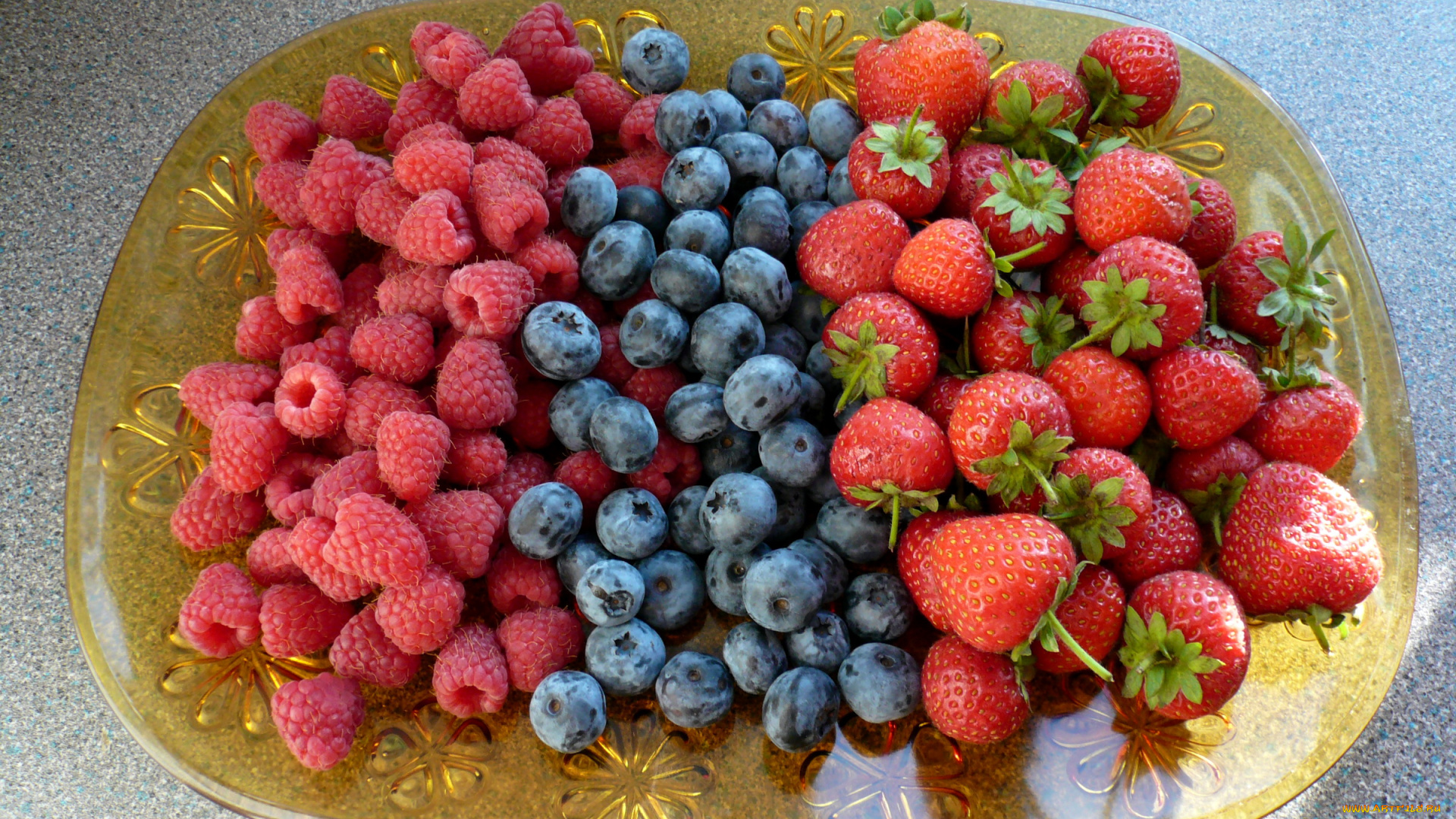 еда, фрукты, ягоды, клубника, малина, черника