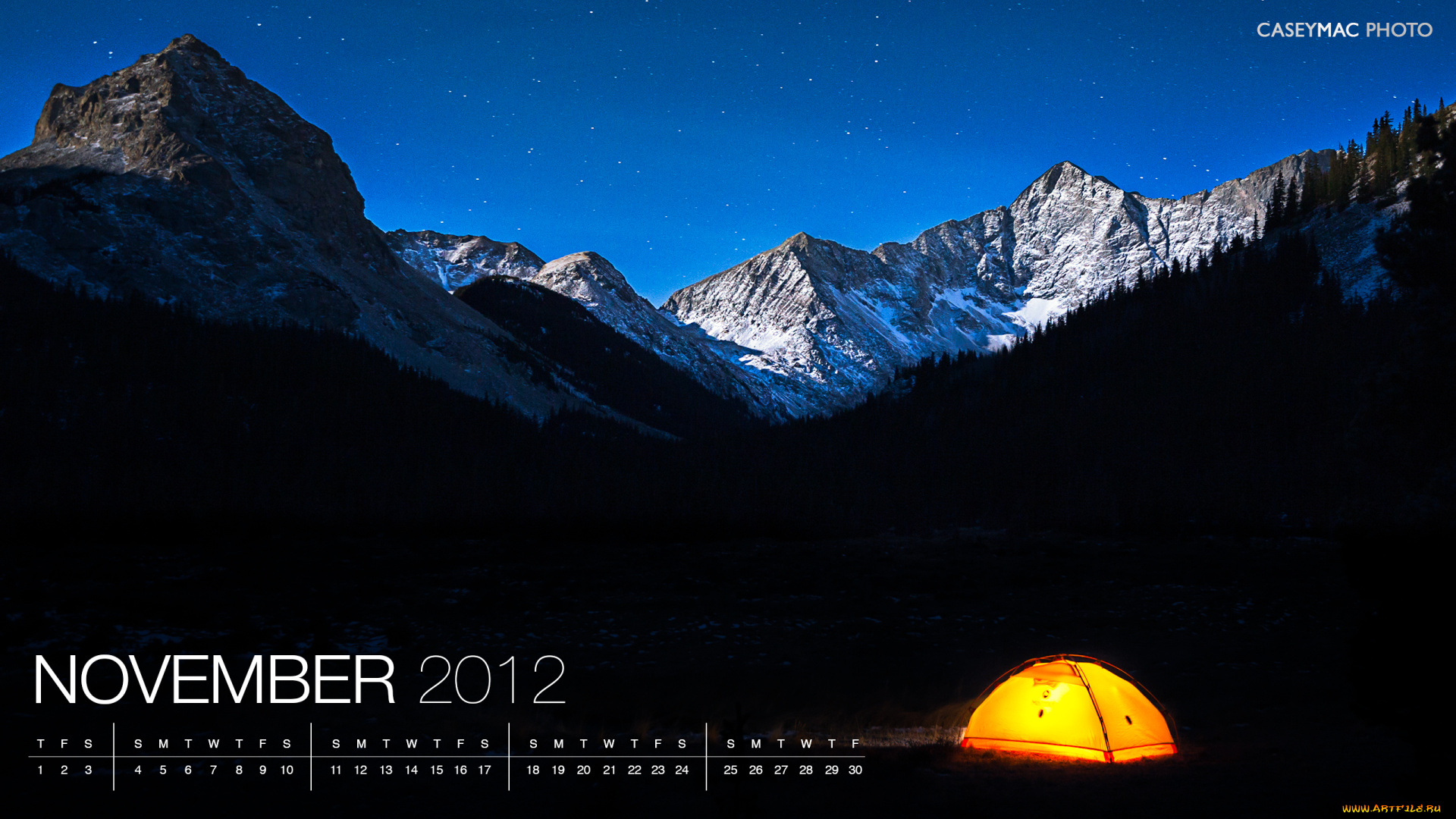 календари, природа, палатка, небо, горы