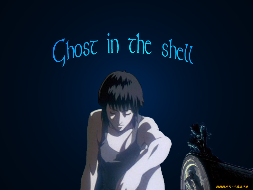 призрак, аниме, ghost, in, the, shell