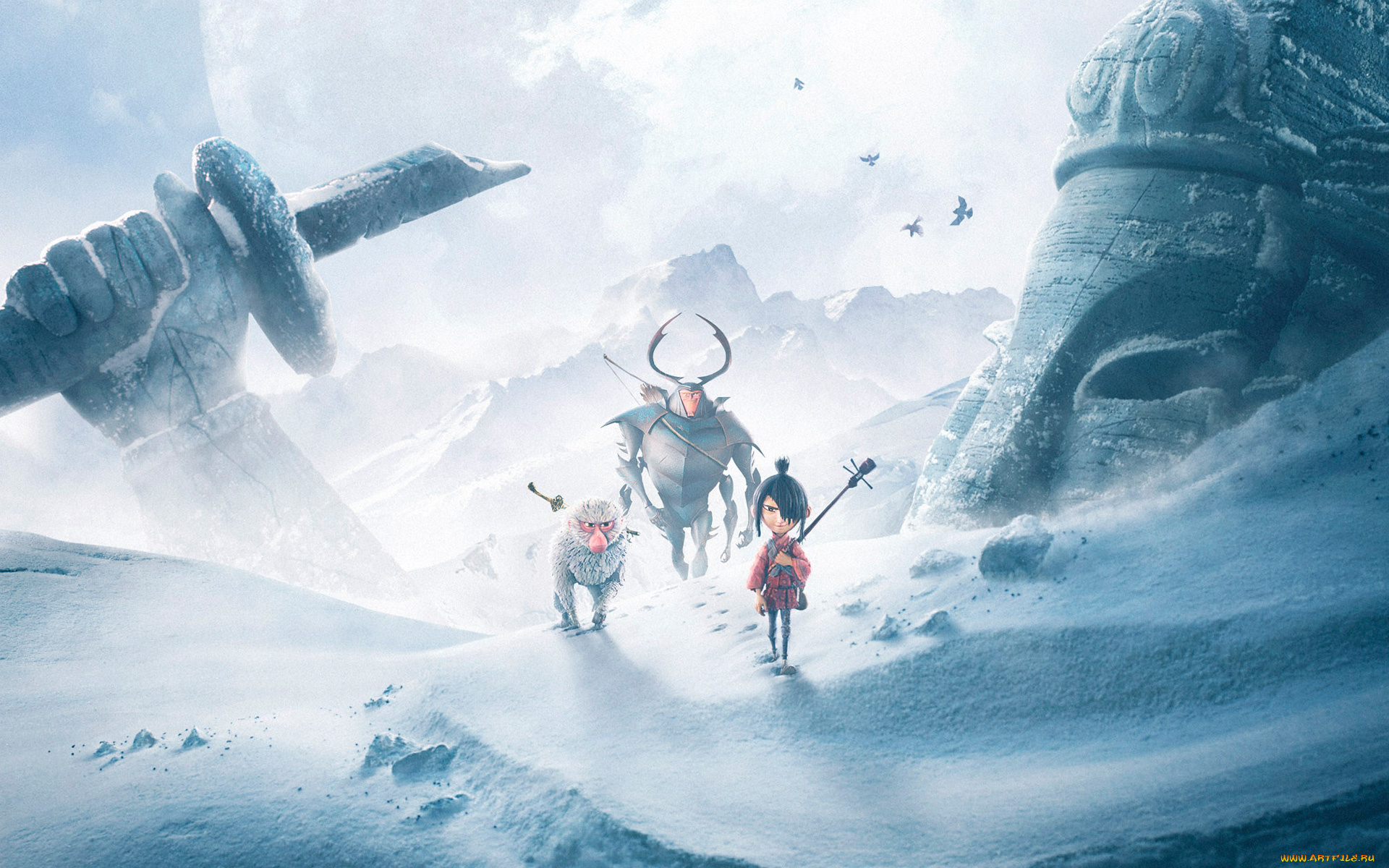 мультфильмы, kubo, and, the, two, strings, kubo, and, the, two, strings