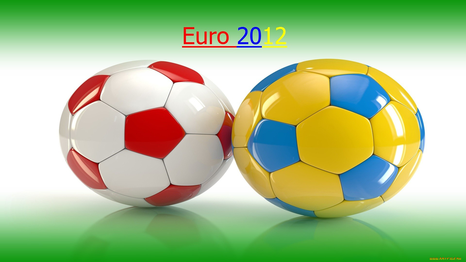 спорт, 3d, рисованные, euro, 2012