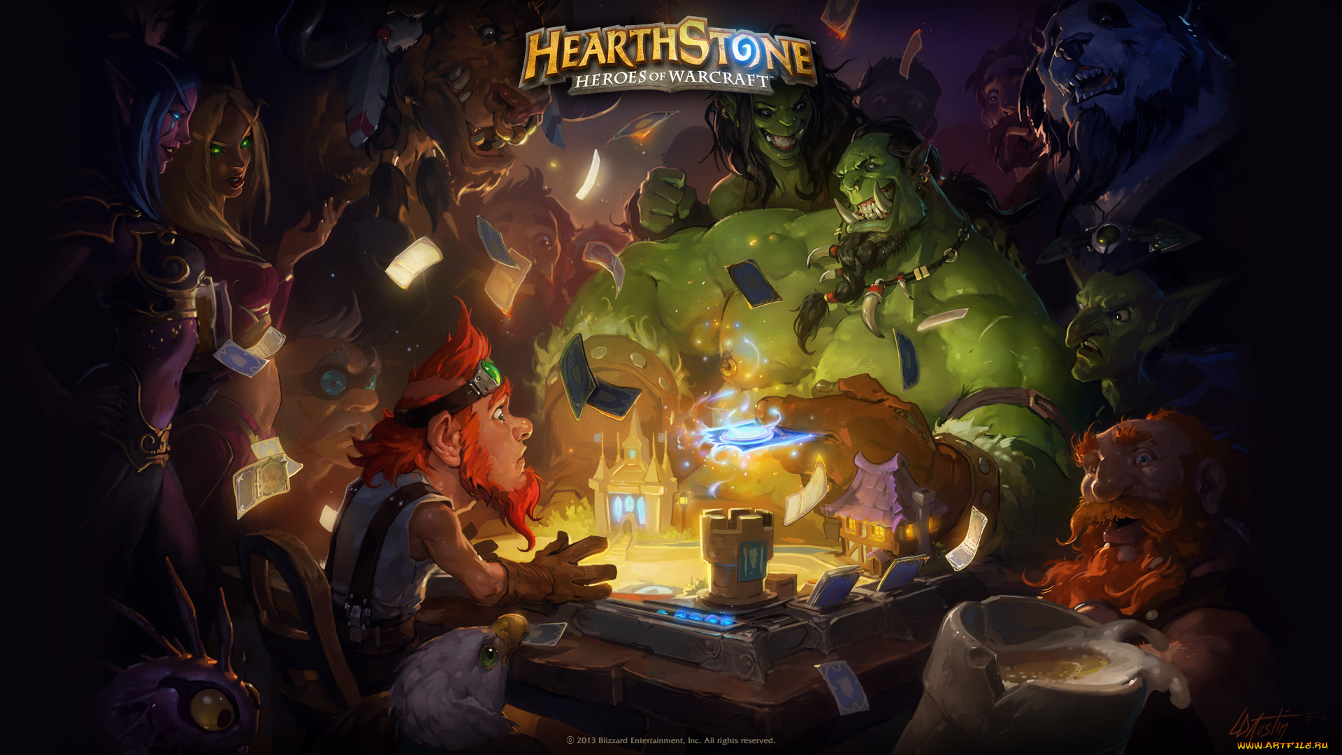hearthstone, heroes, of, warcraft, видео, игры, карты, магия