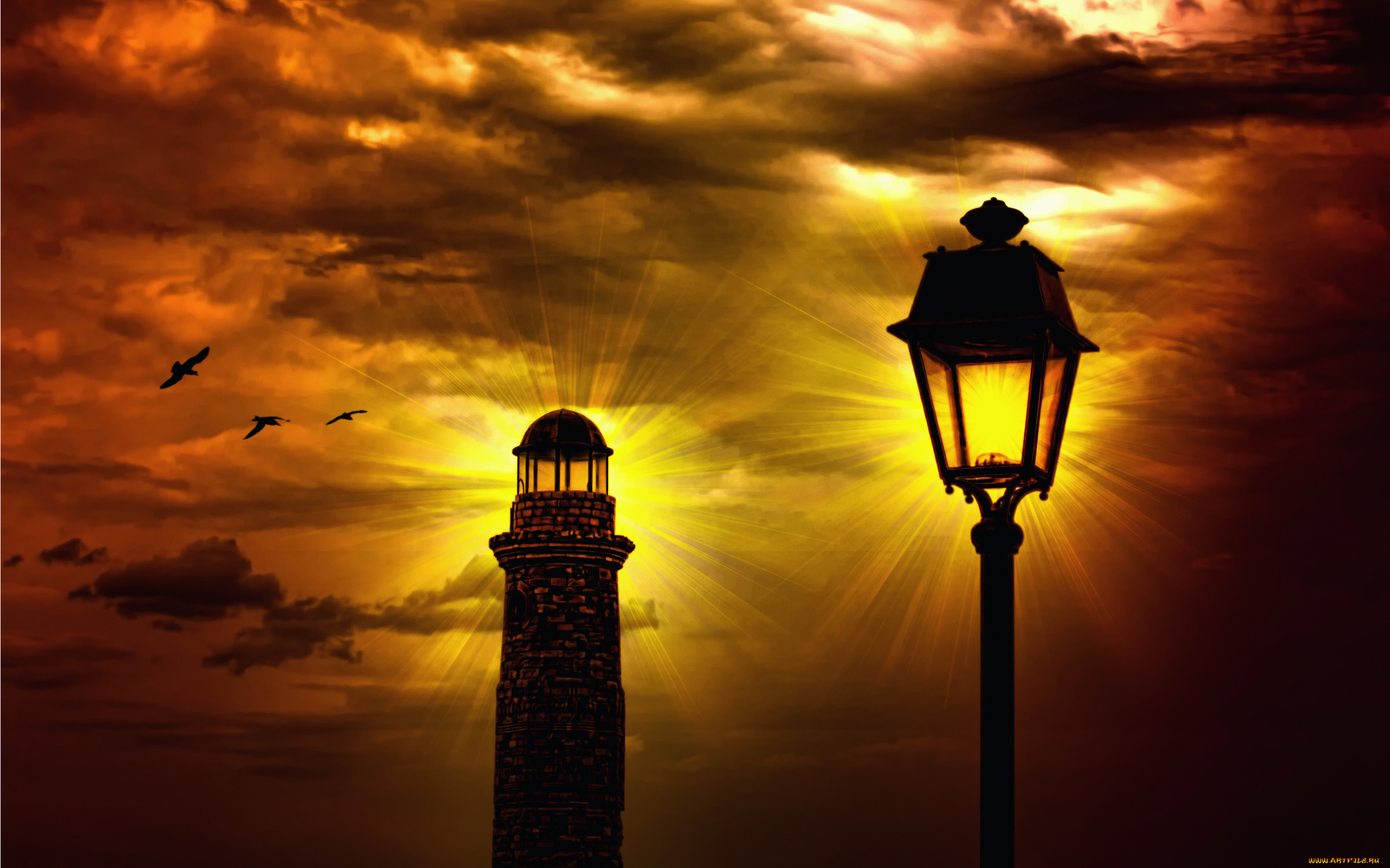 природа, маяки, маяк, свет, ночь, фонарь