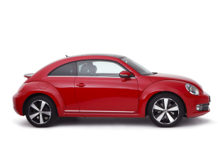Картинка автомобили volkswagen au-spec красный beetle