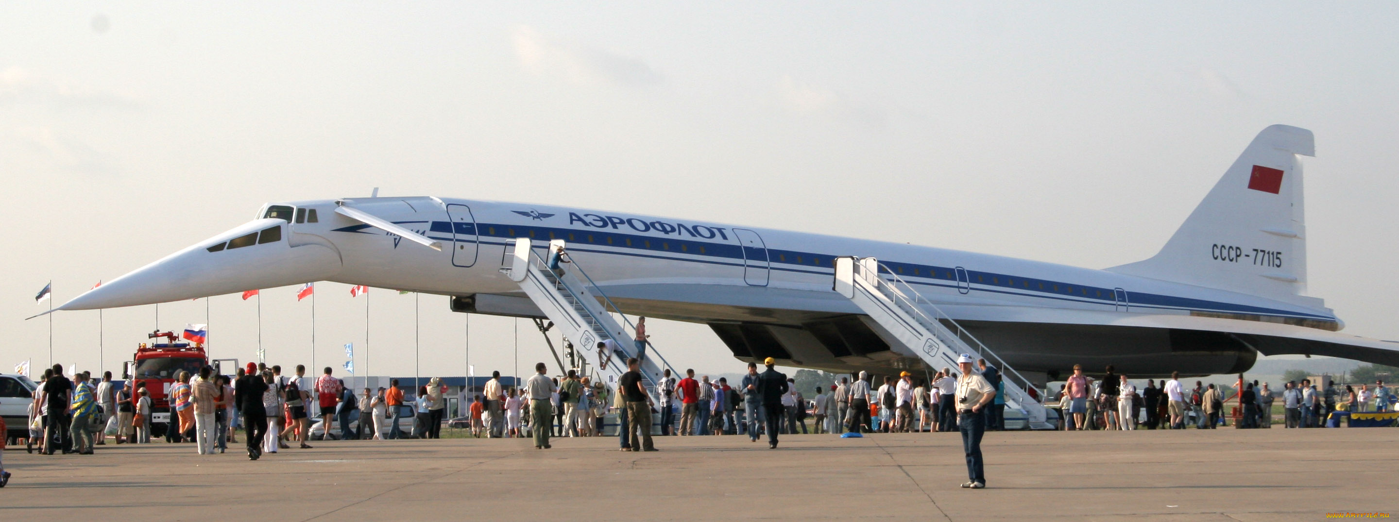 tupelov, tu, 144ll, at, 2007, exibition, авиация, пассажирские, самолёты, лайнер, сверхзвуковой, пассажирский