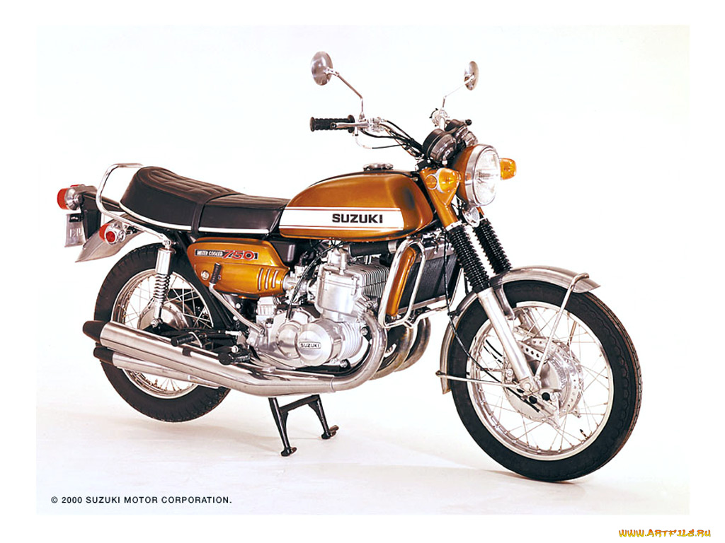 suzuki, gt750, мотоциклы