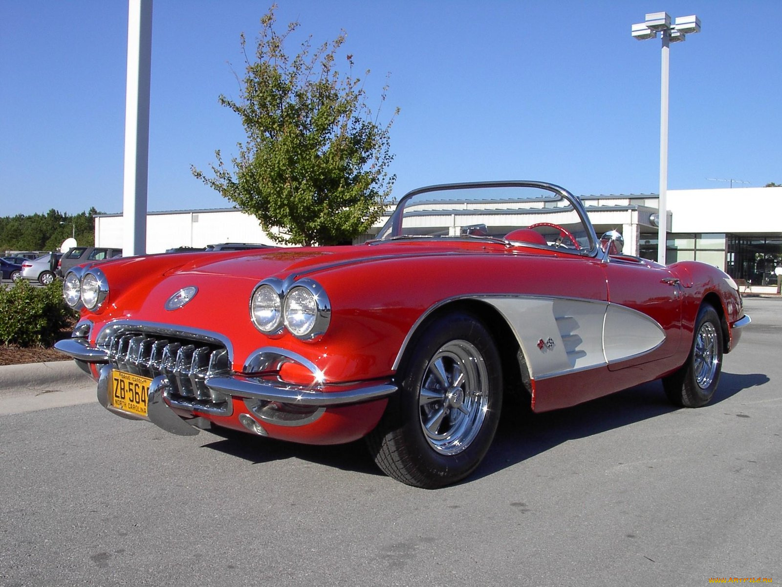 1958, chevrolet, corvette, classic, автомобили, выставки, уличные, фото