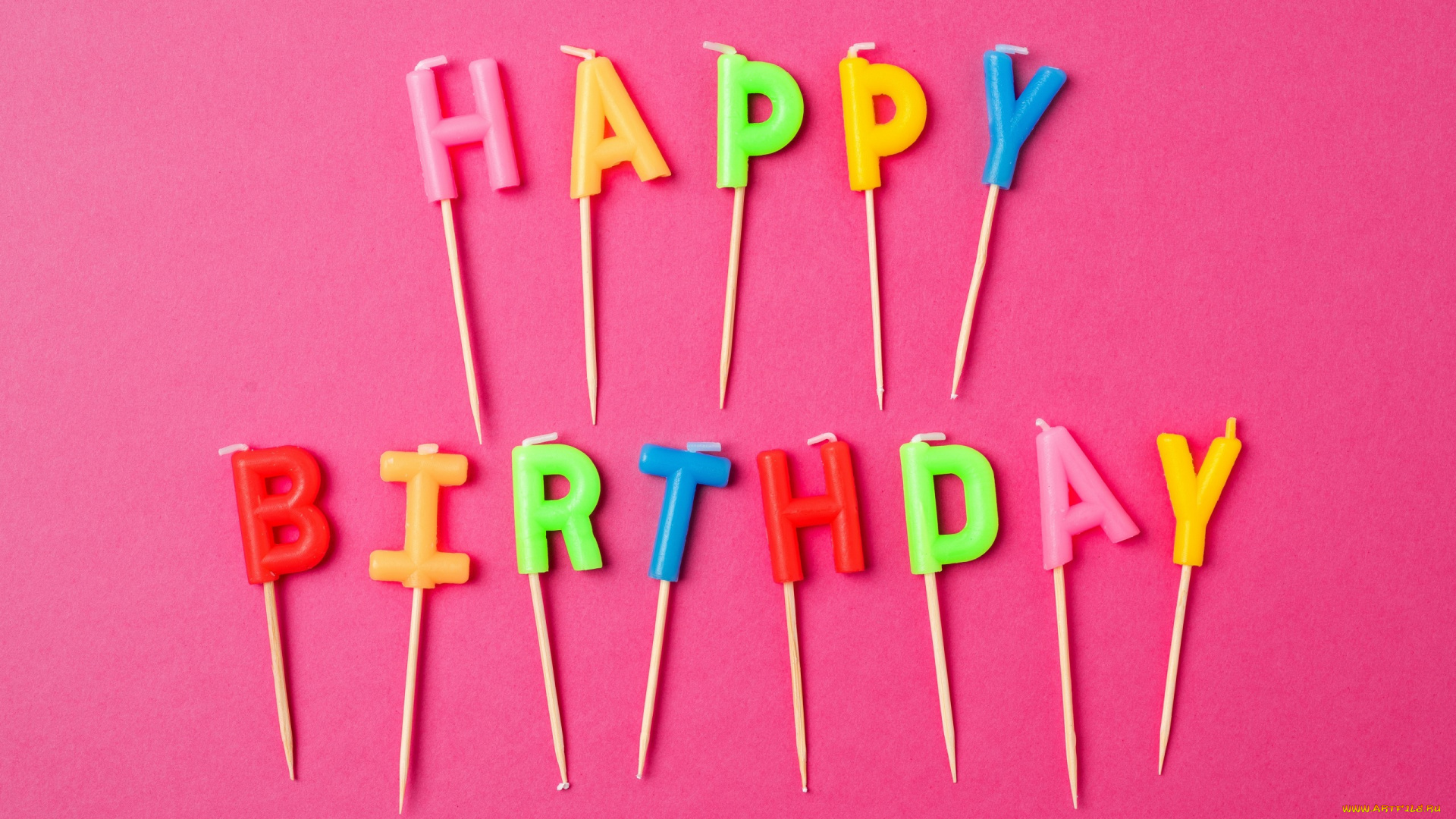 праздничные, день, рождения, happy, birthday, decoration, celebration, свечи, colorful, день, рождения, letters, буквы, candles