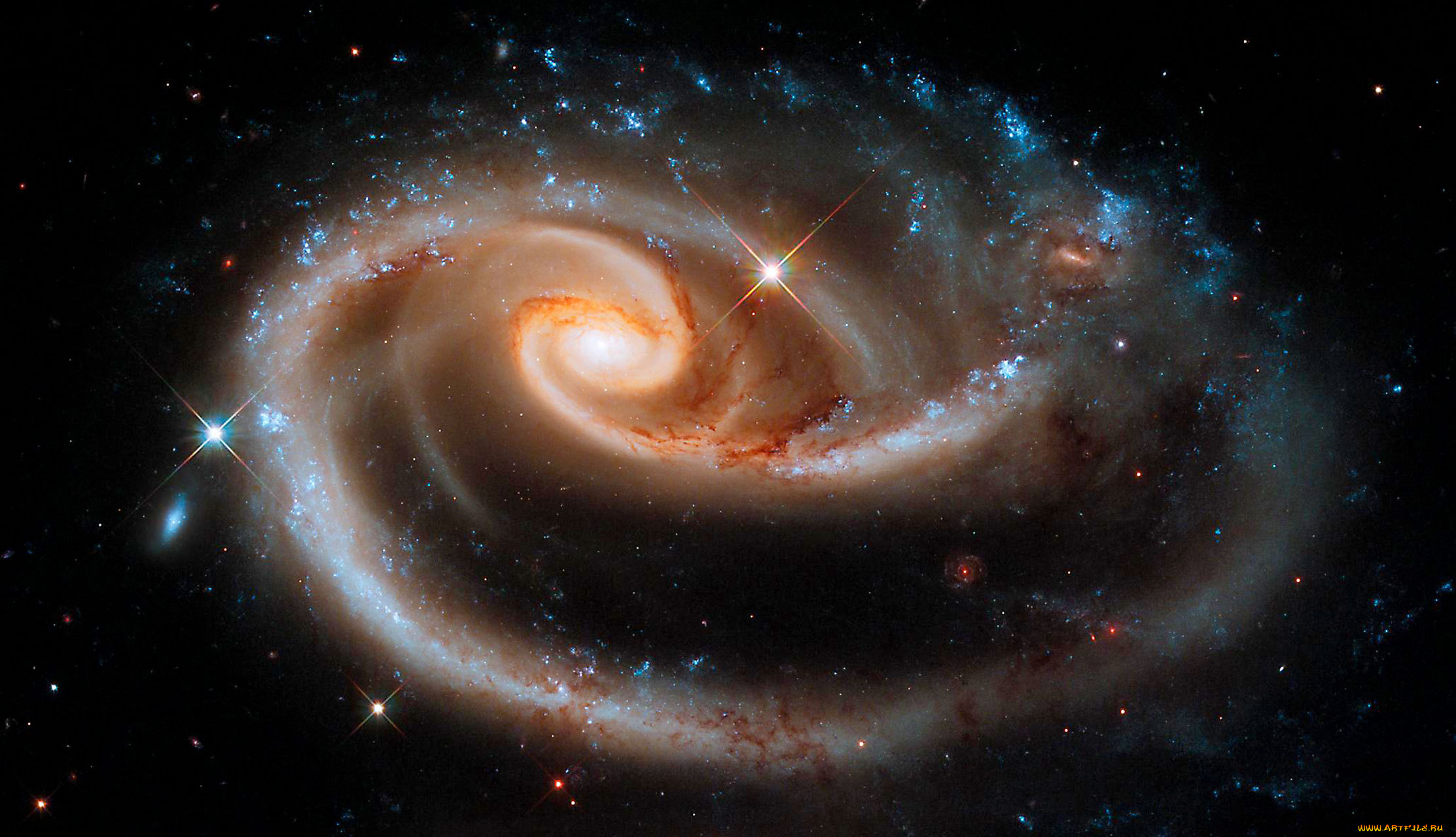 космос, галактики, туманности, созвездие, андромеда, ugc, 1810, arp, 273
