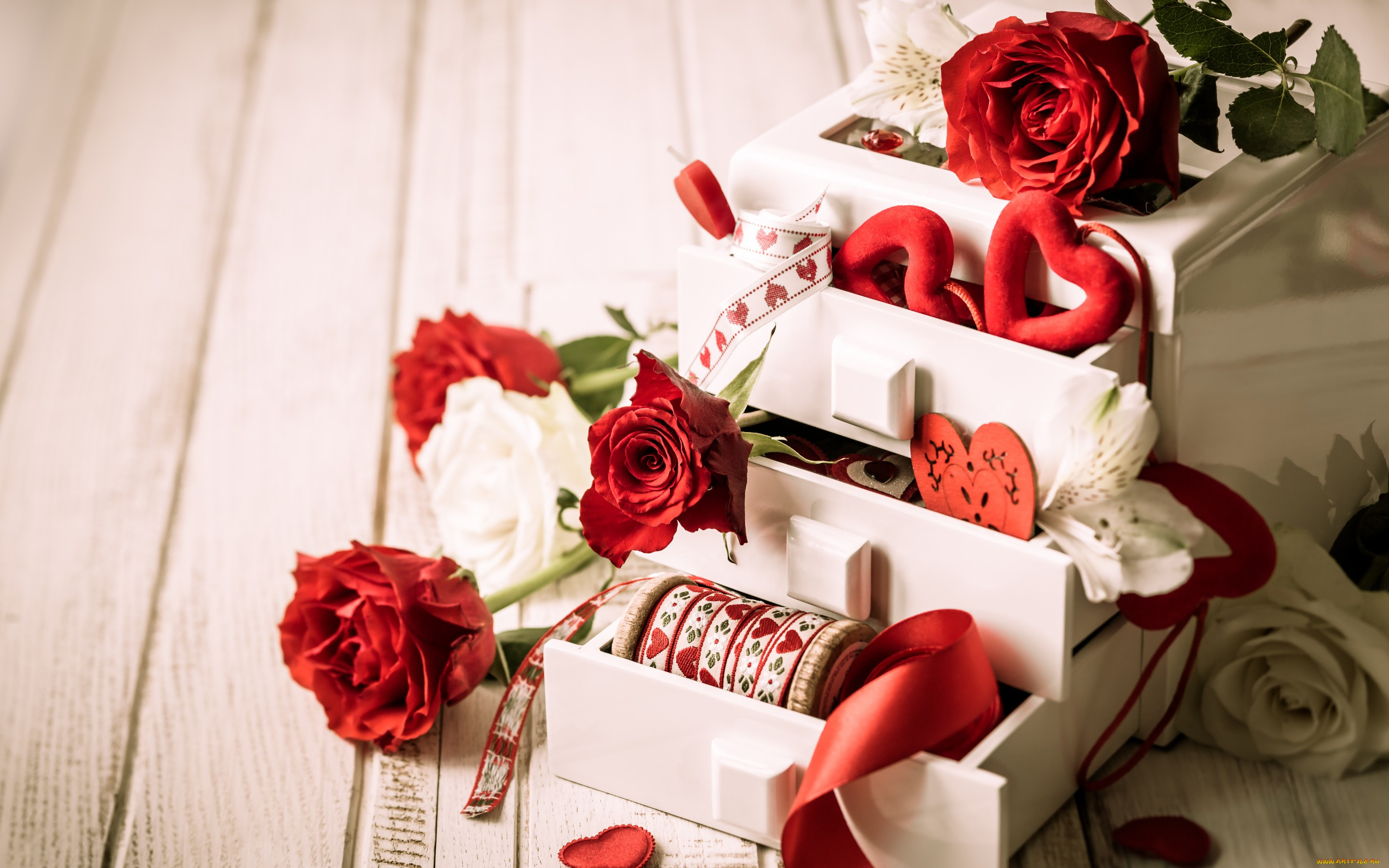 праздничные, день, святого, валентина, , сердечки, , любовь, valentine's, day, romantic, heart, love, rose, розы, романтика, сердечки