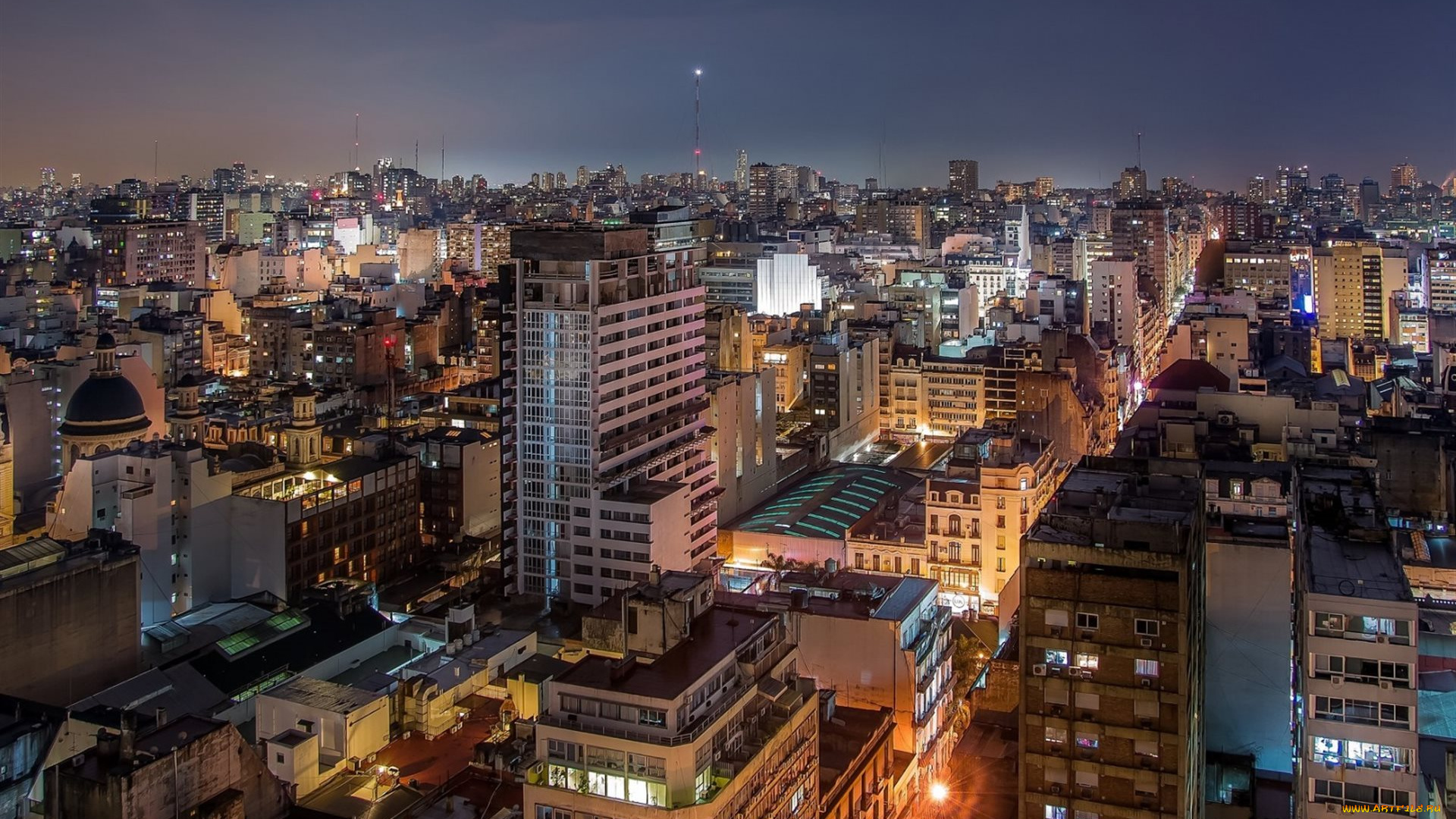 города, буэнос-айрес, , аргентина, панорама