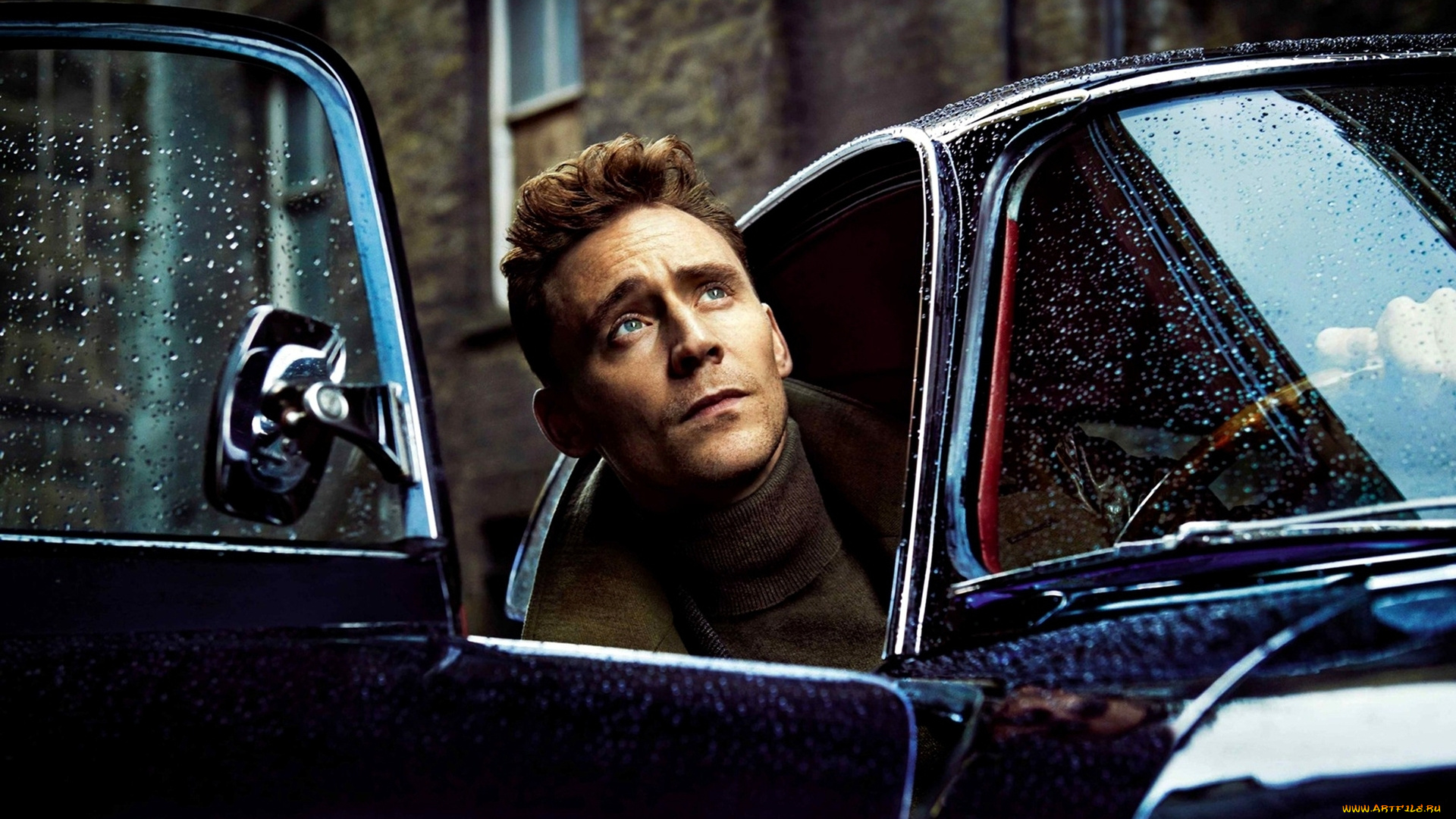 мужчины, tom, hiddleston, том, машина, автомобиль, tom, hiddleston