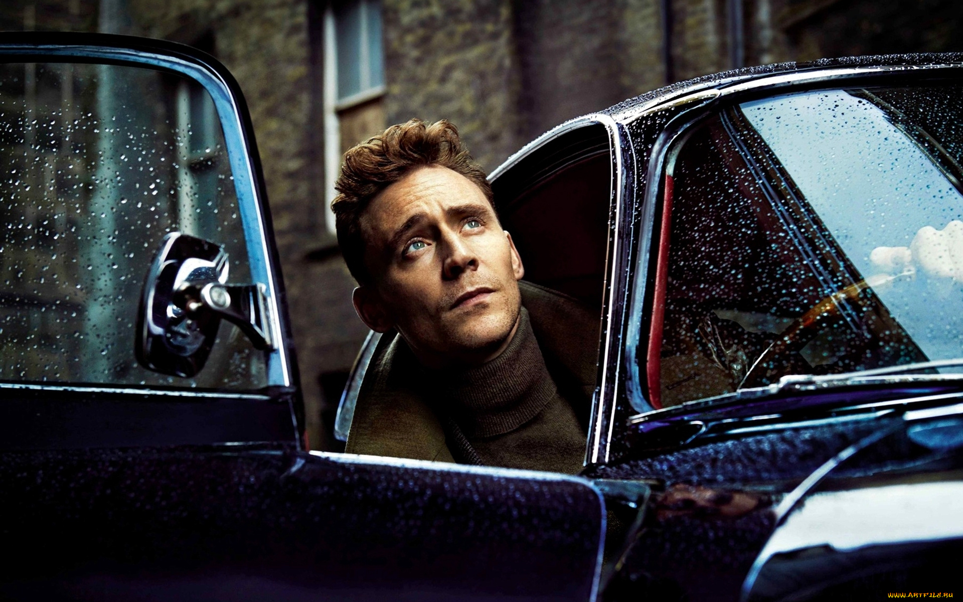мужчины, tom, hiddleston, том, машина, автомобиль, tom, hiddleston