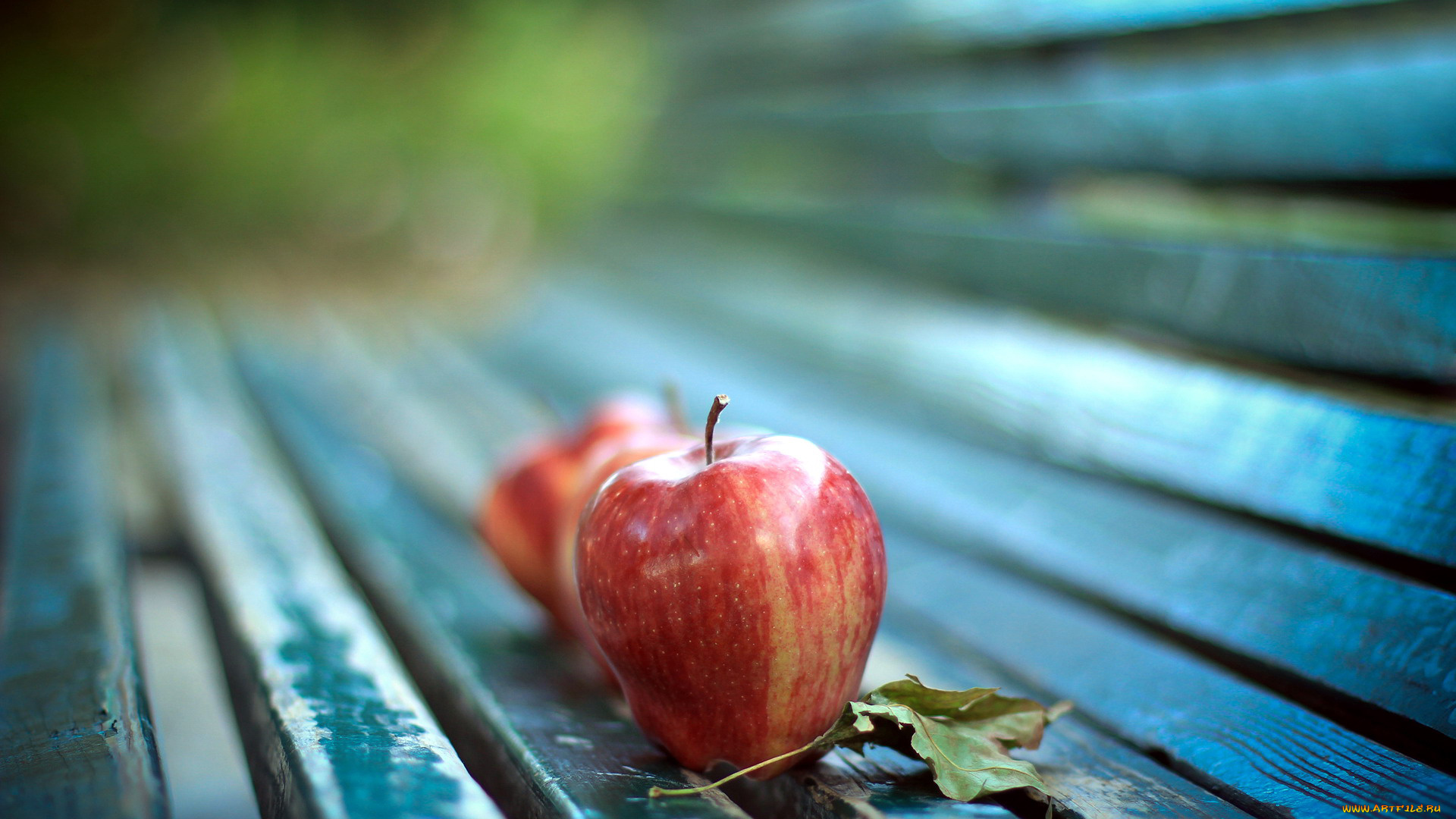 еда, Яблоки, боке, яблоки, осень
