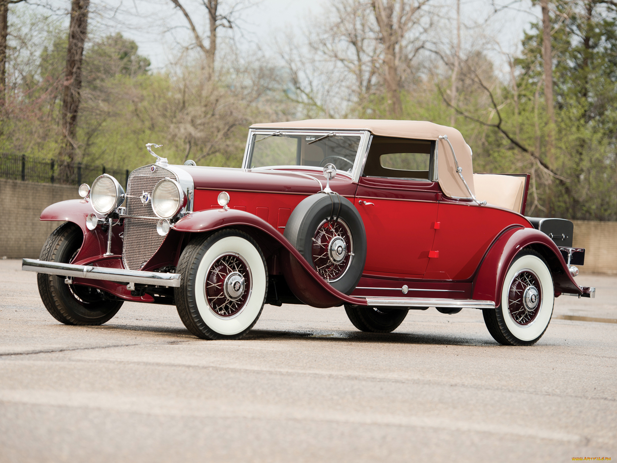 автомобили, классика, coupe, convertible, 370-a, v12, 4735, fleetwood, cadillac, 1931г