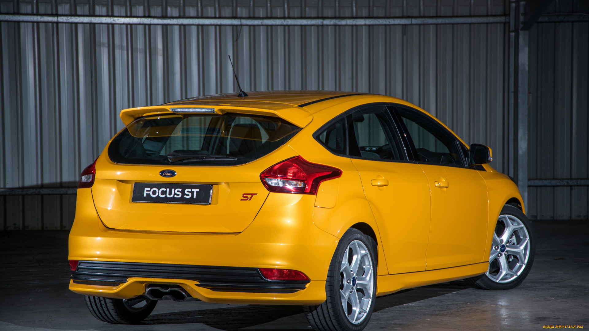 автомобили, ford, focus, желтый, 2015г, st, za-spec