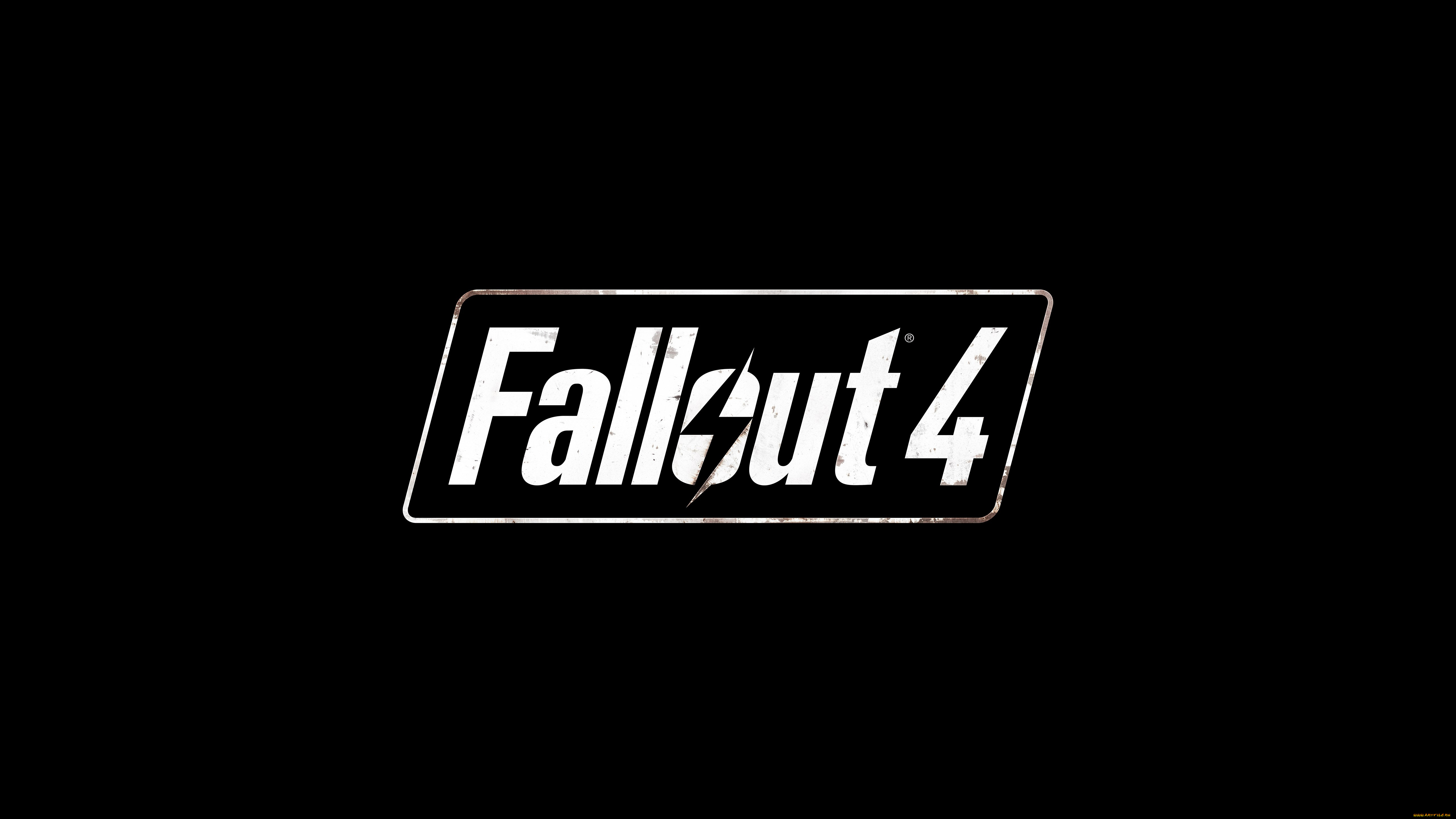 видео, игры, fallout, 4, фон, логотип