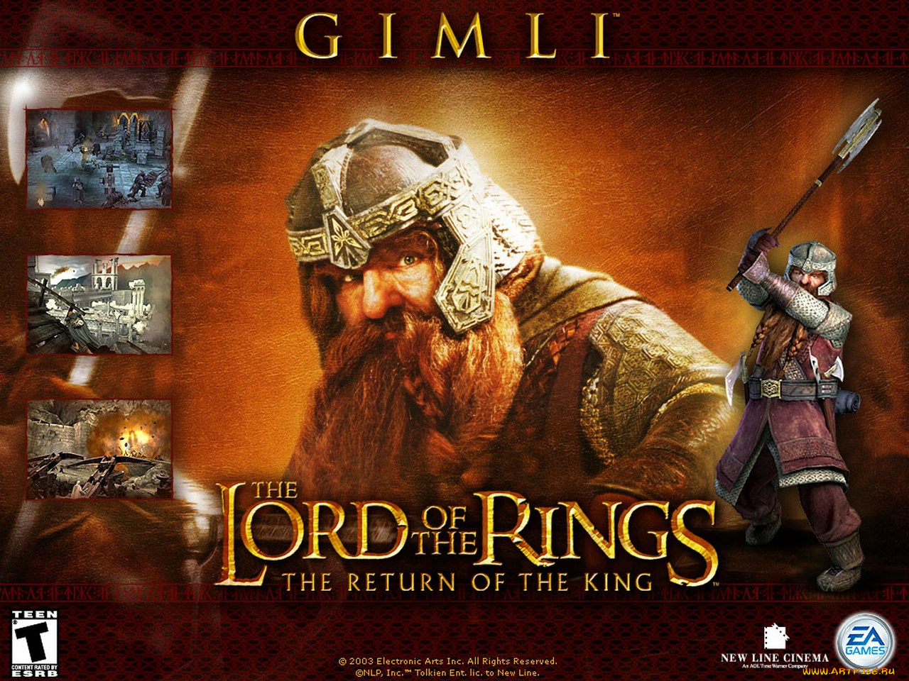 видео, игры, the, lord, of, rings, return, king