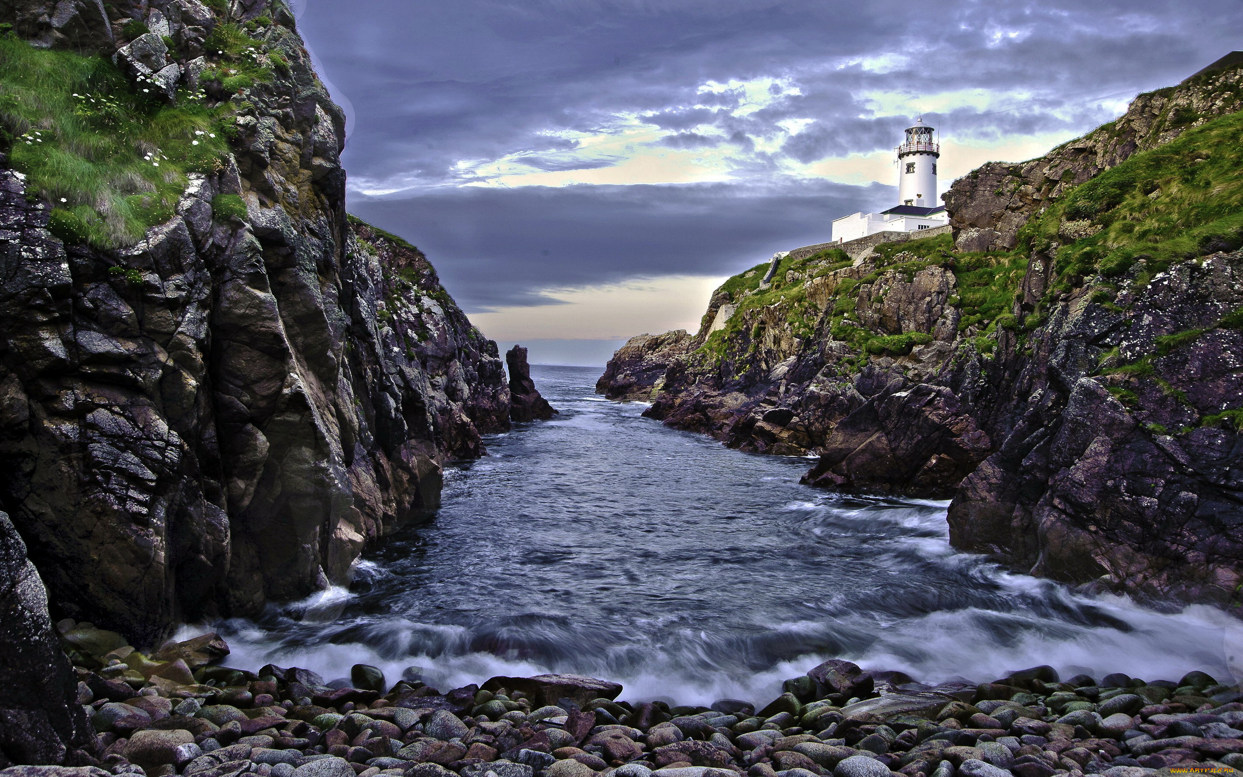 fanad, head, lighthouse, donegal, ireland, природа, маяки, fanad, head, lighthouse