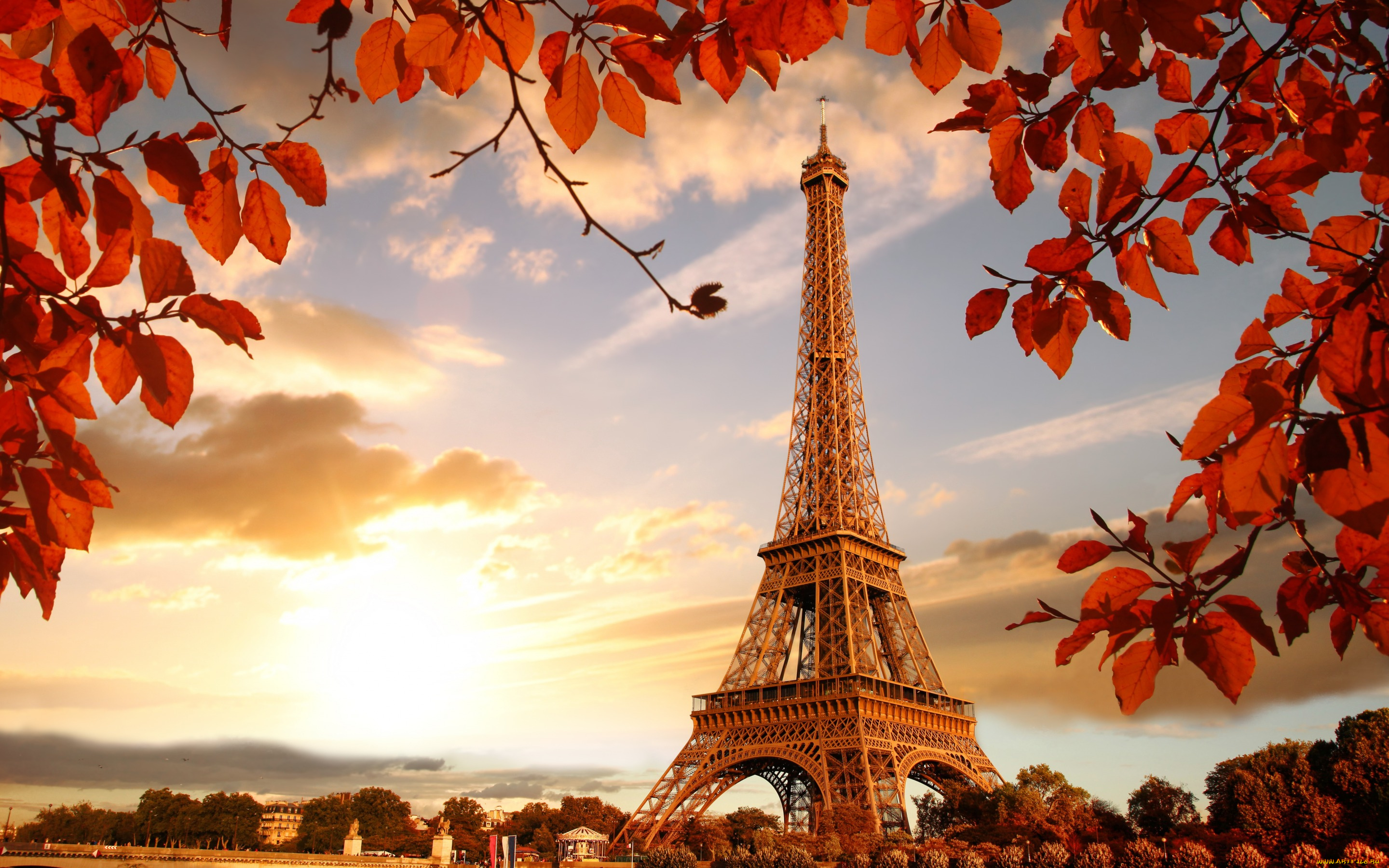 города, париж, , франция, autumn, paris, eiffel, tower, осень, river, париж, france, leaves, cityscape