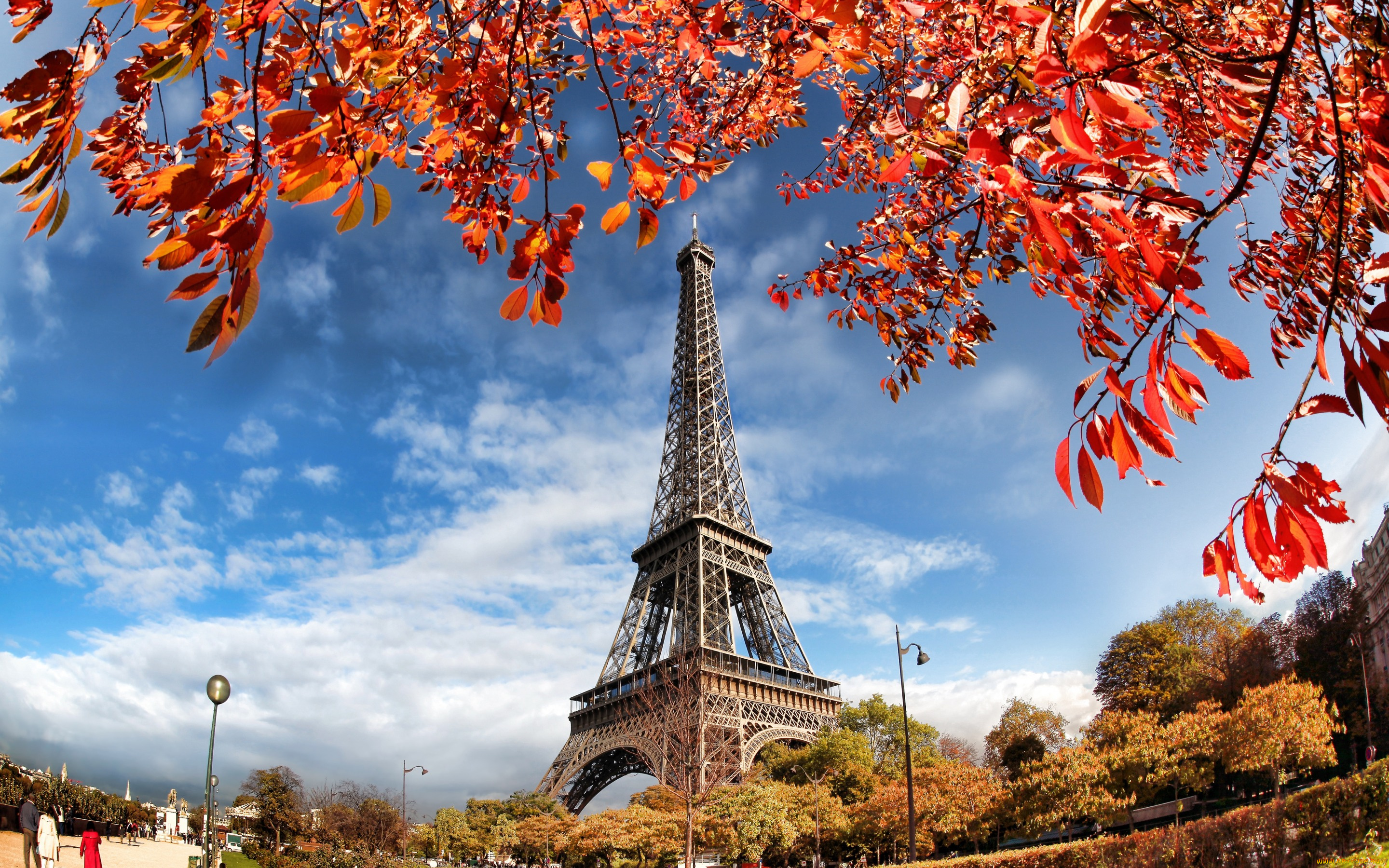 города, париж, , франция, leaves, cityscape, autumn, paris, eiffel, tower, осень