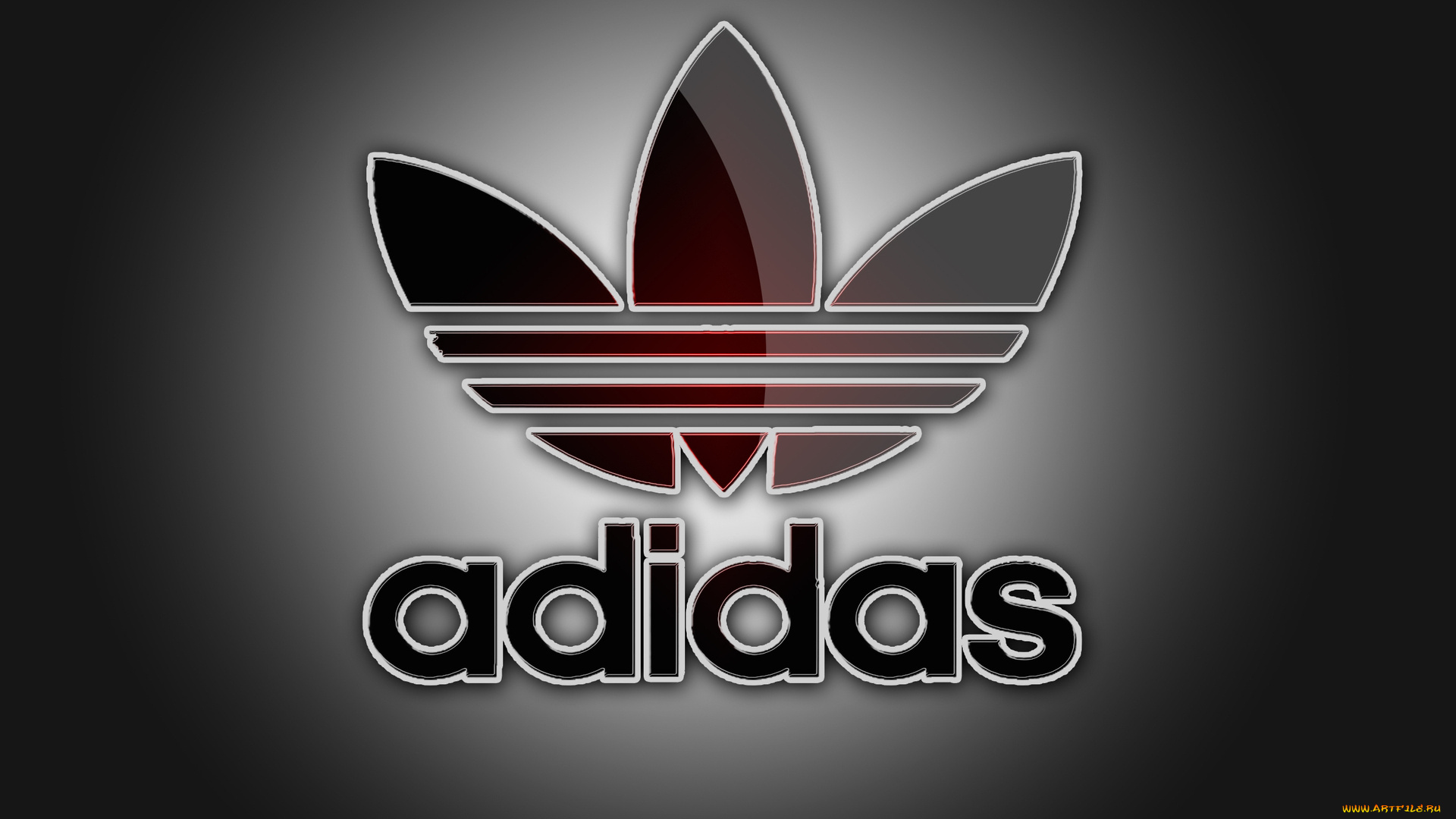 бренды, adidas, серый, фон, спорт, фирма, тени, цвета, логотип, свет