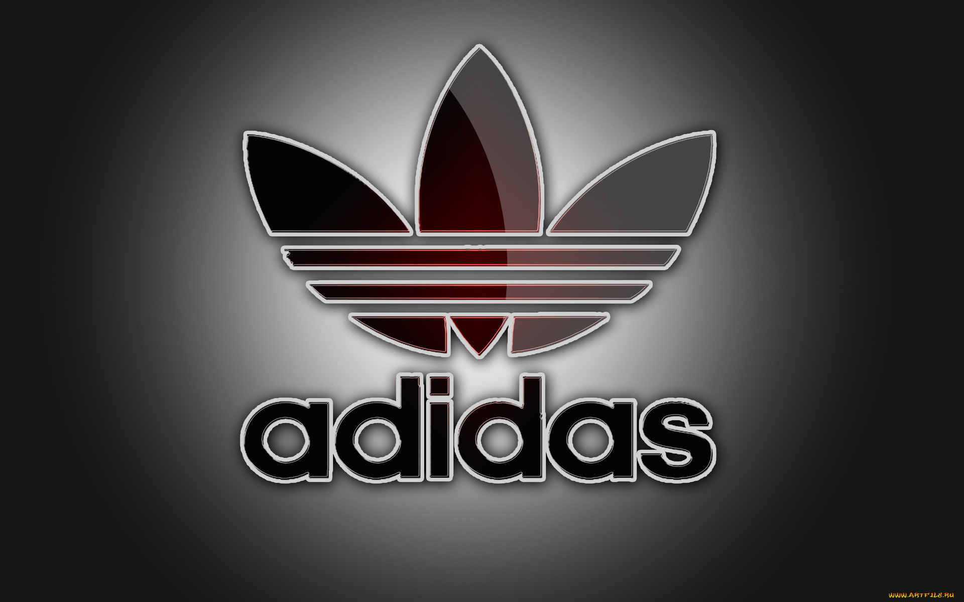 бренды, adidas, серый, фон, спорт, фирма, тени, цвета, логотип, свет