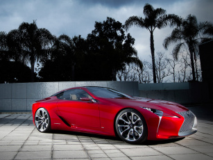 обоя lexus lf-lc red concept 2012, автомобили, lexus, lf-lc, red, 2012, concept