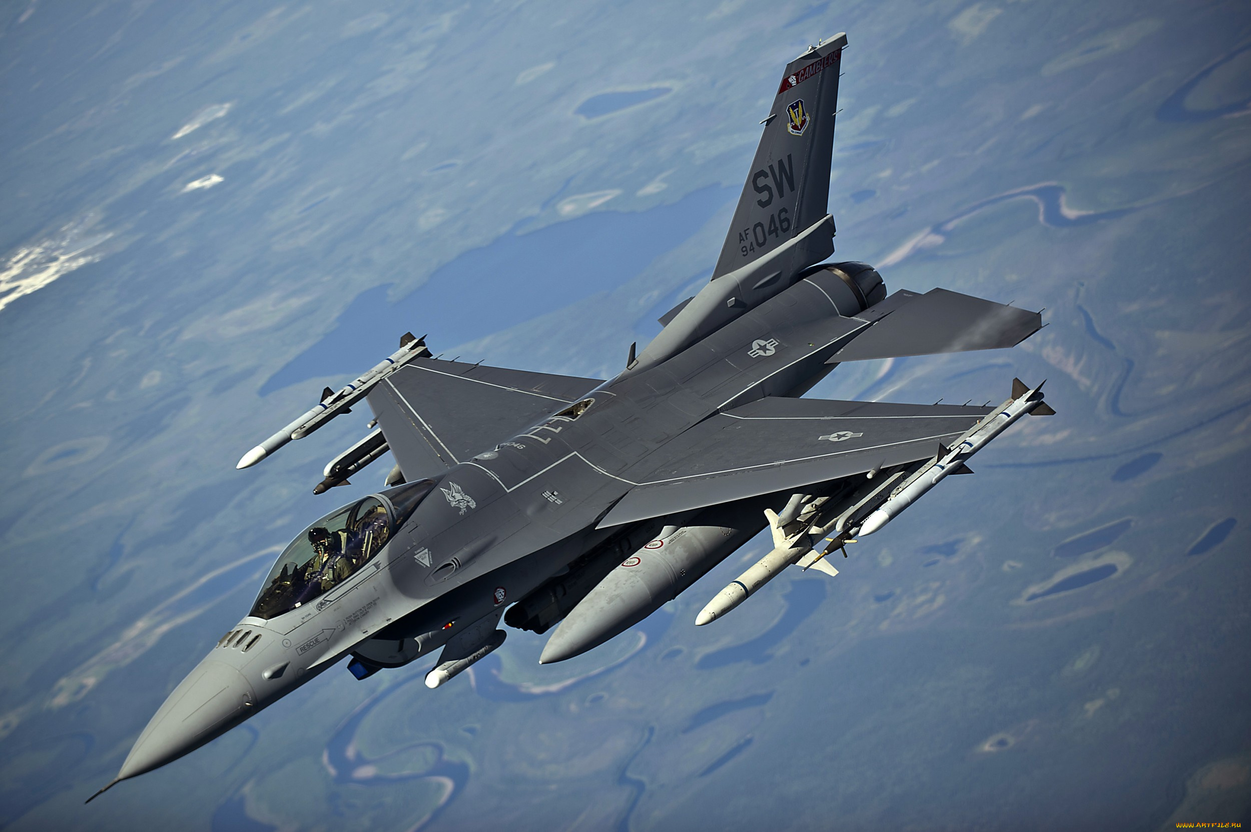 f-16, , fighting, falcon, авиация, боевые, самолёты, четвёртого, многоцелевой, истребитель, американский, полет, поколения