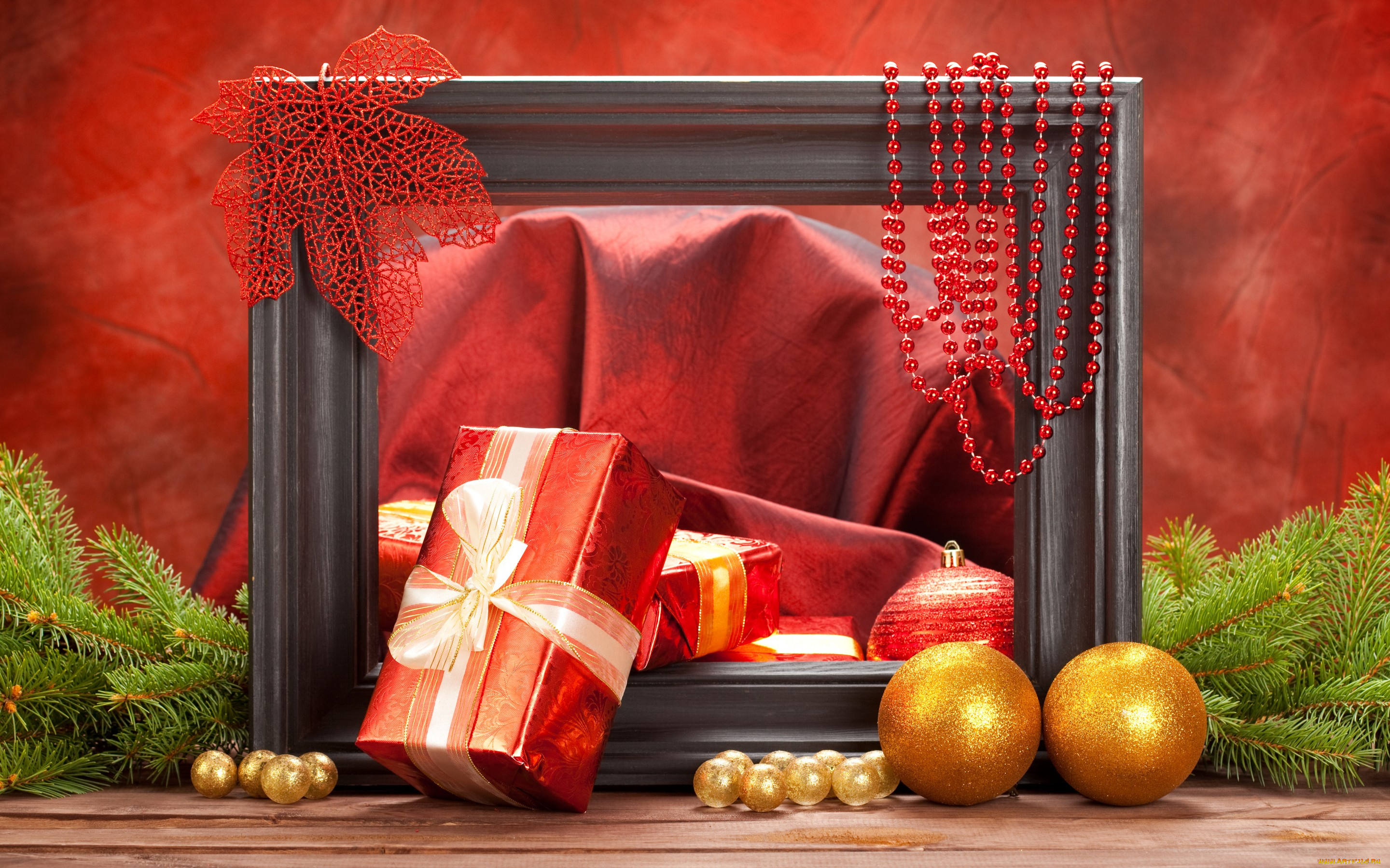праздничные, подарки, и, коробочки, новый, год, рождество, merry, christmas