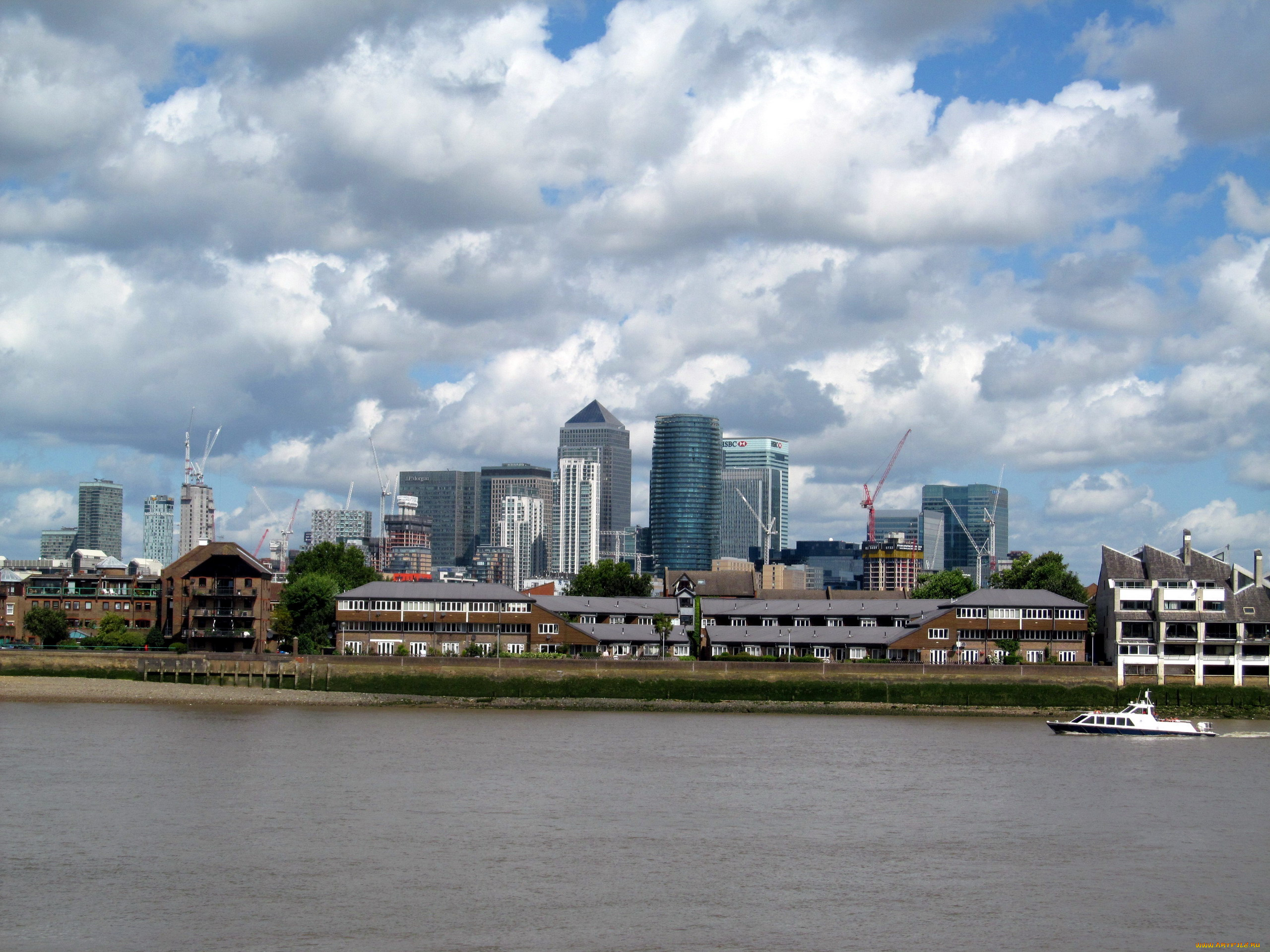 canary, wharf, города, лондон, , великобритания, canary, wharf