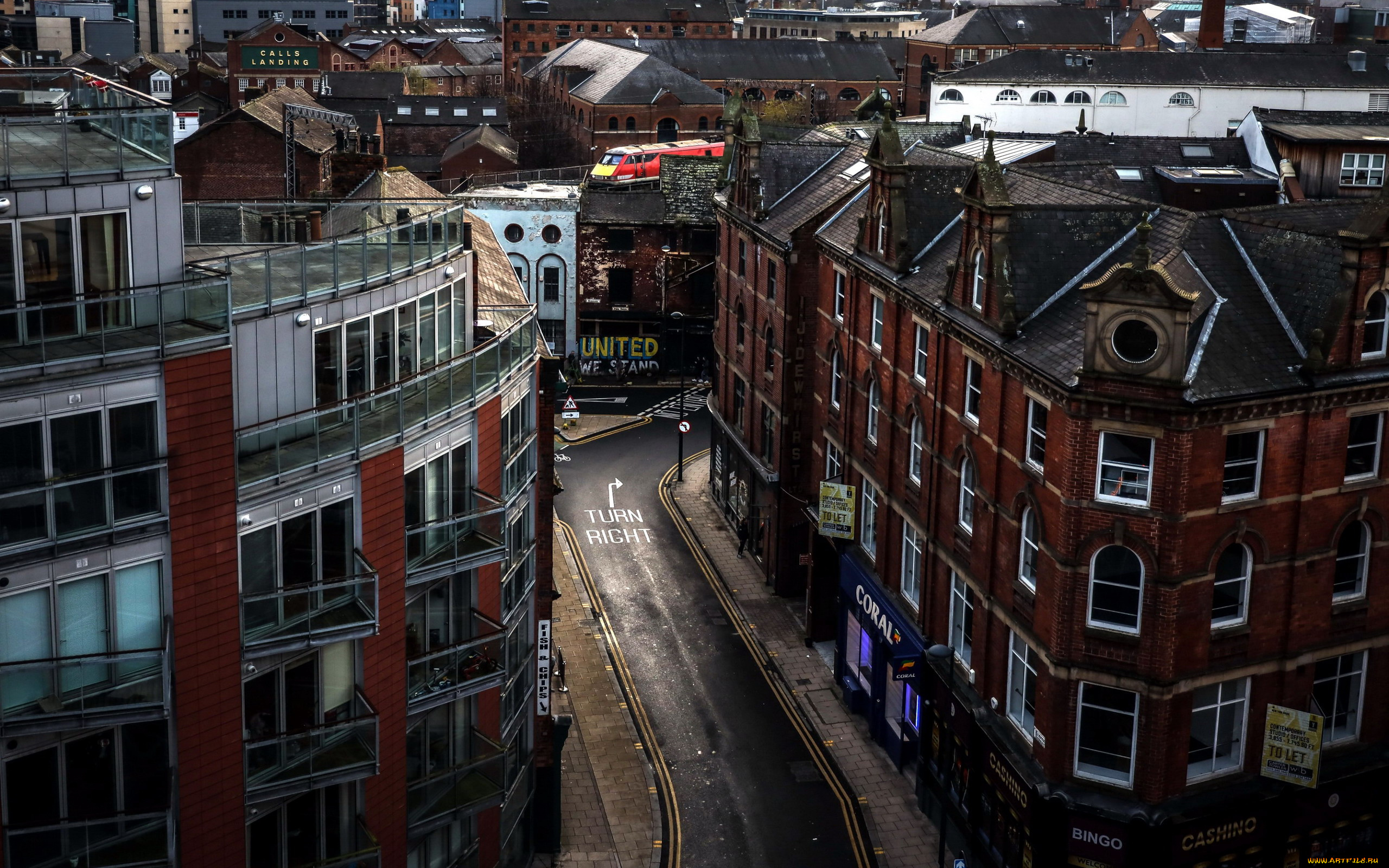 leeds, england, города, -, улицы, , площади, , набережные