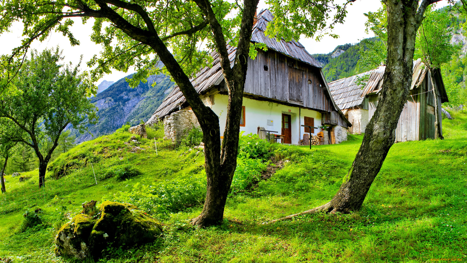 словения, bovec, разное, сооружения, постройки, дом, ландшафт
