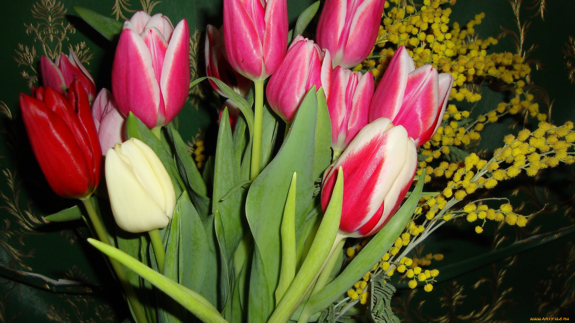 цветы, гладиолусы, 8, марта, букет, настроение