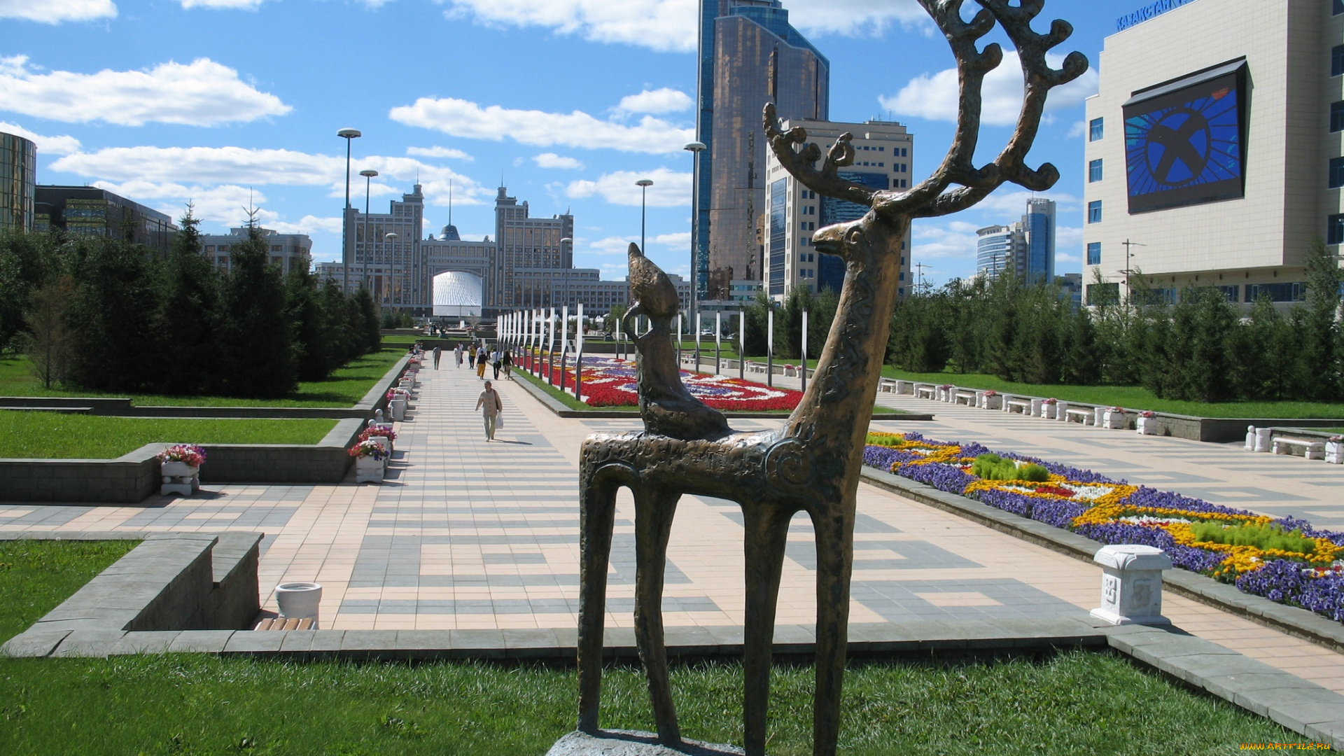 города, астана, казахстан, столица